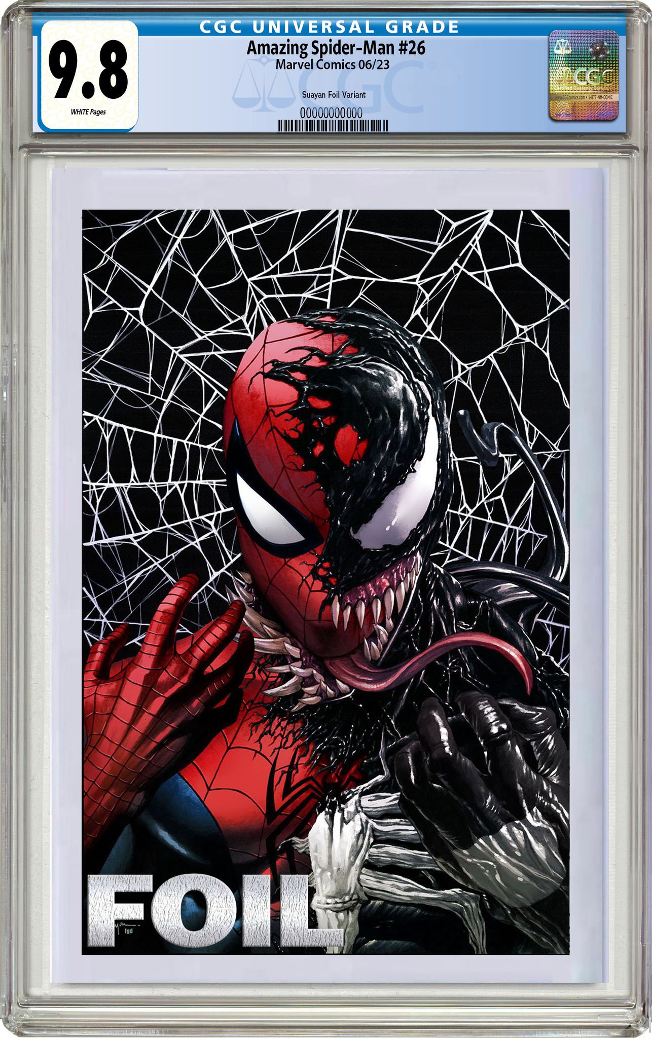 AMAZING SPIDER-MAN 26 MICO SUAYAN EXCLUSIVE VIRGIN FOIL VARIANT OPTIONS