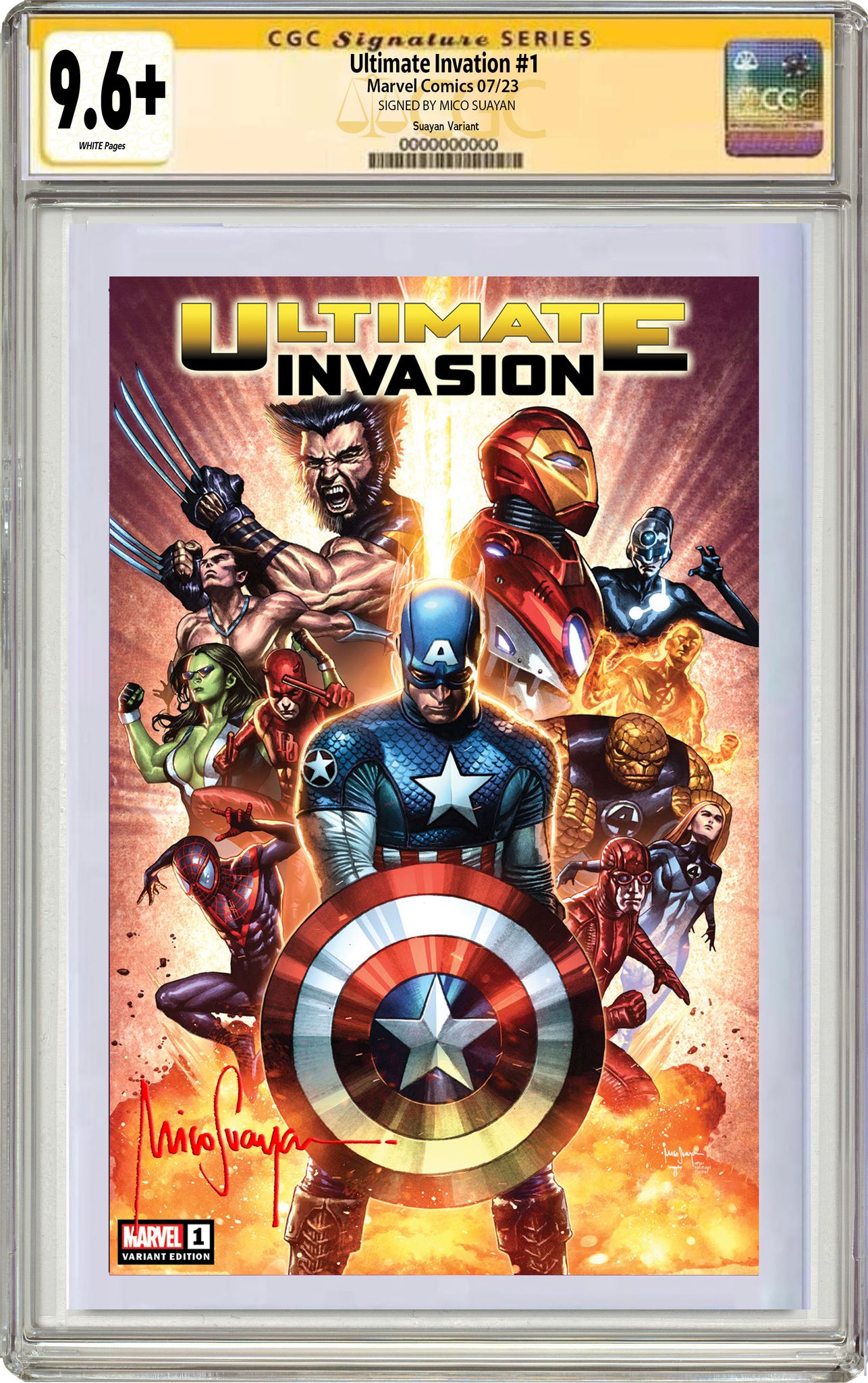 アメコミリーフ Ultimate Invasion #1 CGC 9.8 最短出荷商品 studioxo