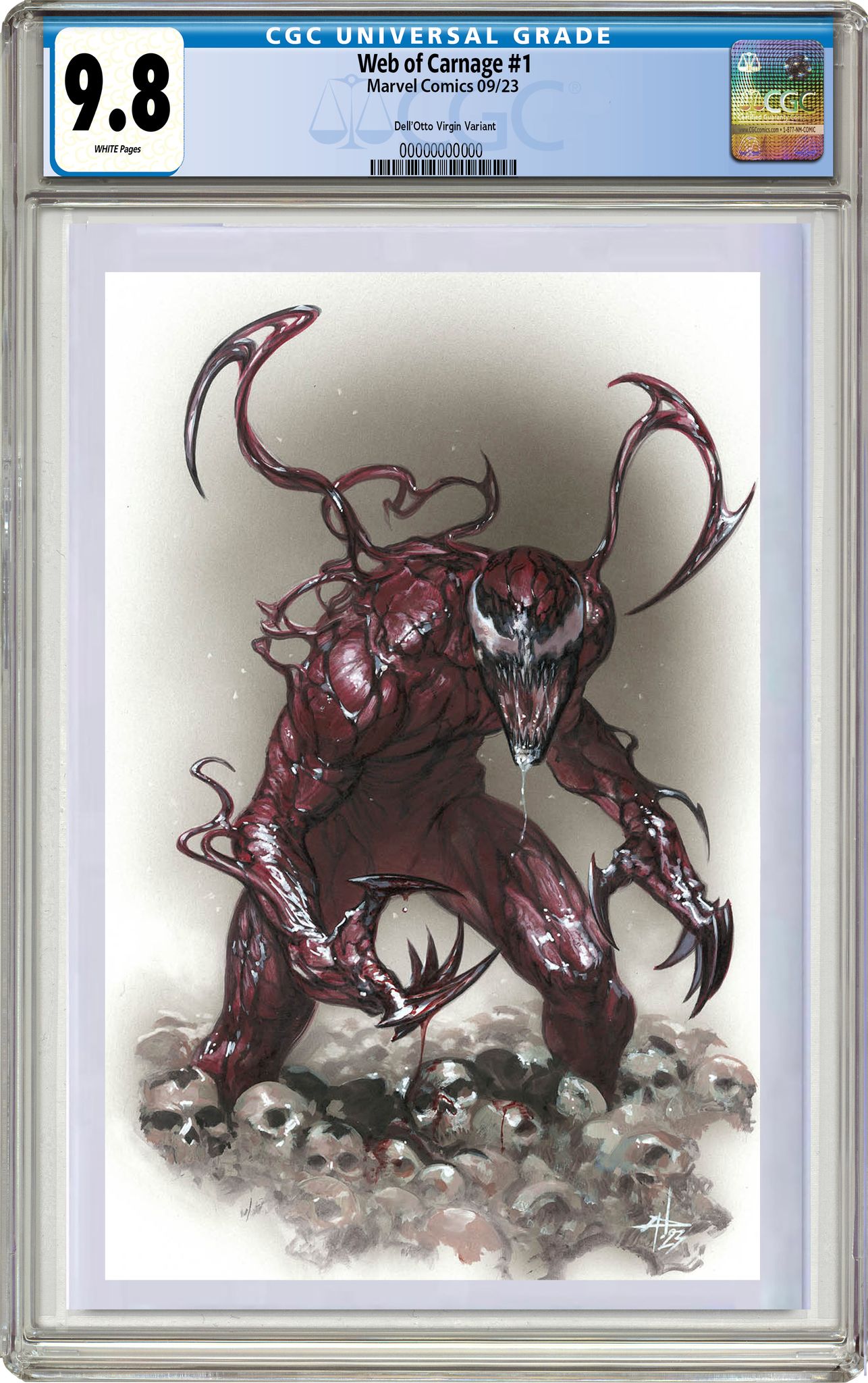 WEB OF CARNAGE 1 GABRIELE DELL'OTTO EXCLUSIVE VARIANT OPTIONS