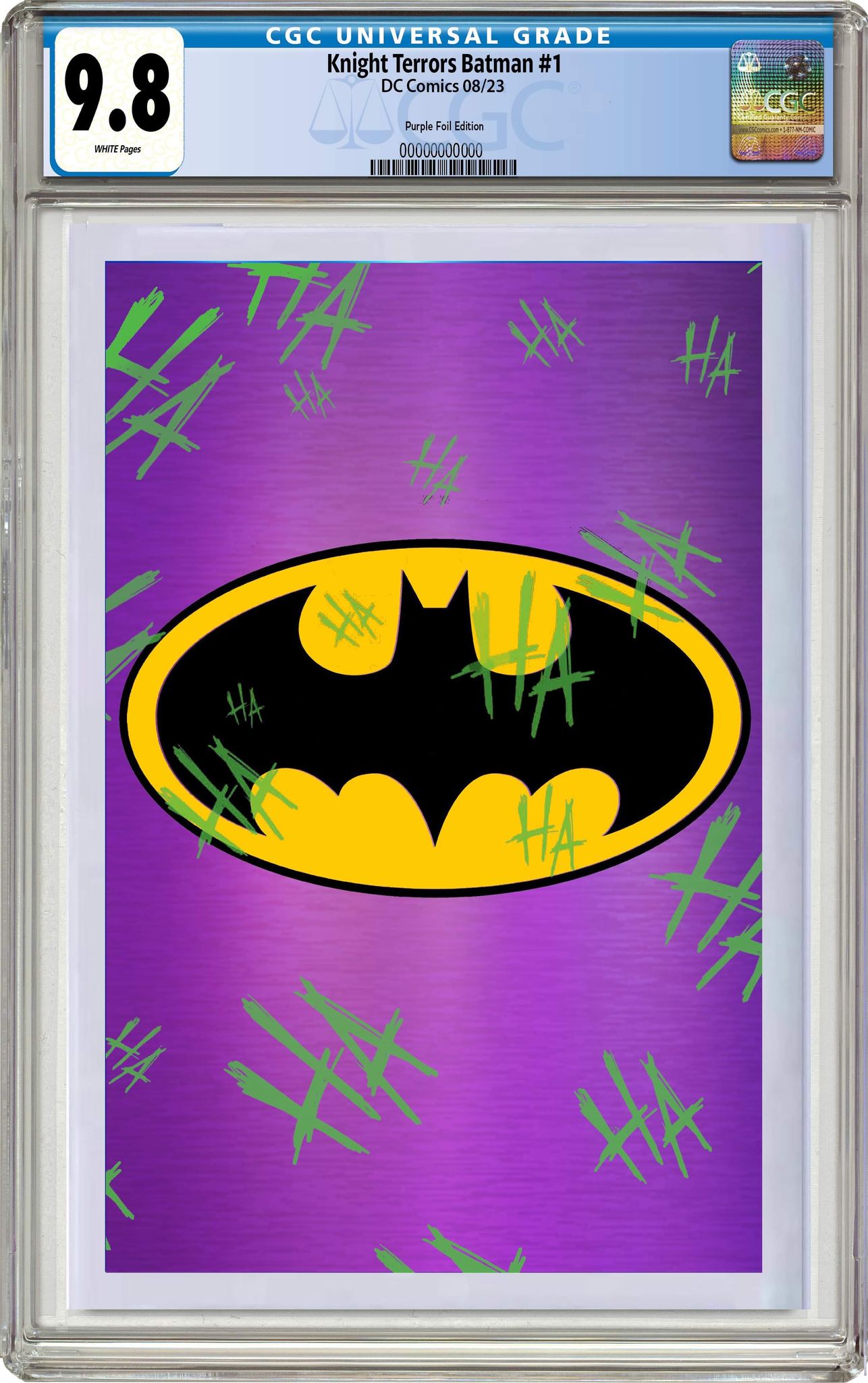 KNIGHT TERRORS BATMAN #1 EXCLUSIVE PURPLE FOIL VARIANT OPTIONS AVAILABLE AT SDCC TOY MATRIX BOOTH #501 (D1)