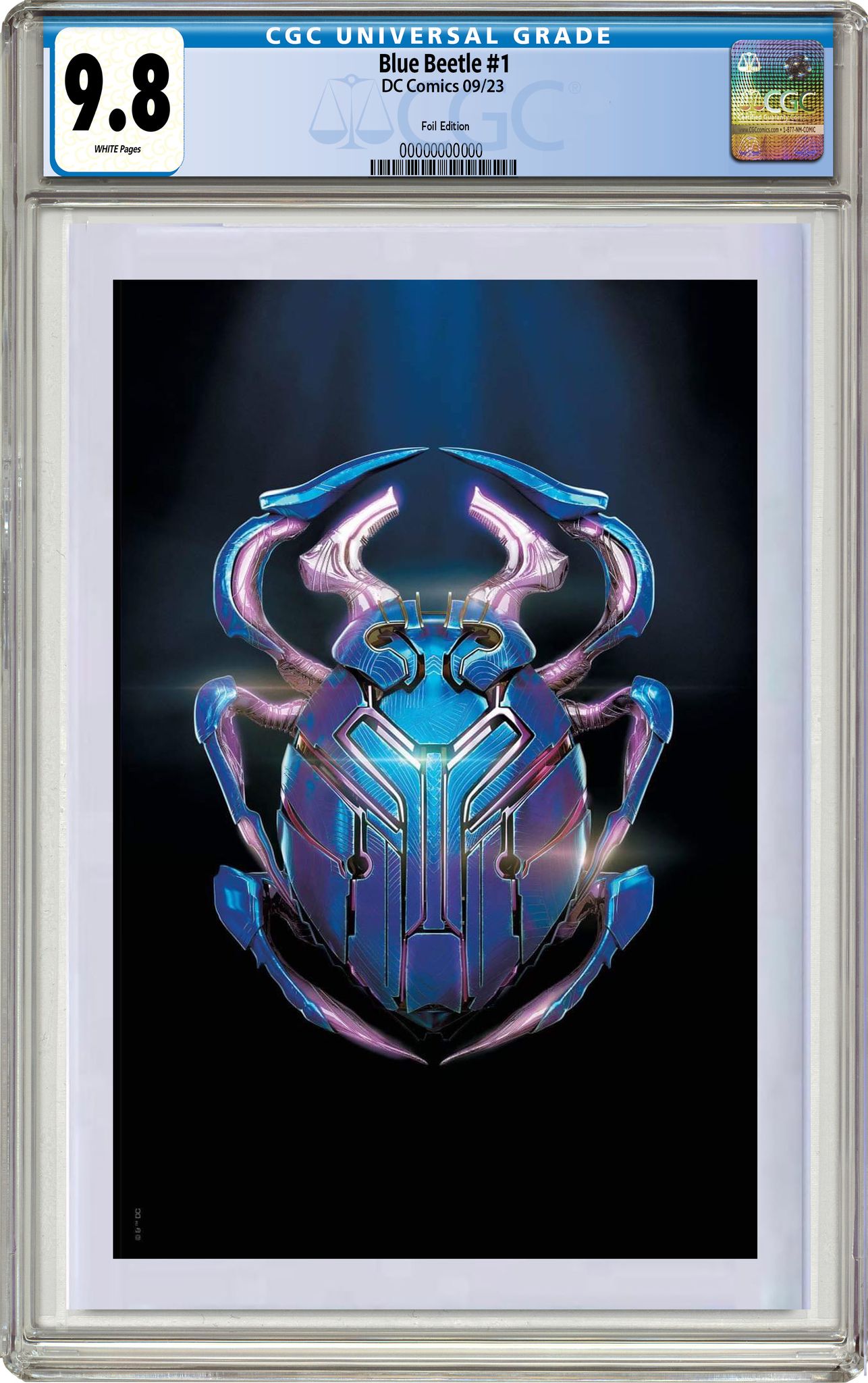 BLUE BEETLE #1 EXCLUSIVE FOIL VARIANT CGC 9.8 (IN STOCK) C91