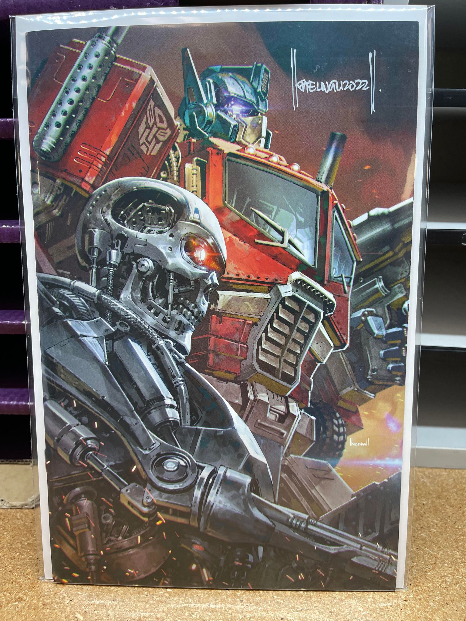 TRANSFORMERS VS TERMINATOR #1 KAEL NGU CONVENTION EXCLUSIVE OPTIONS