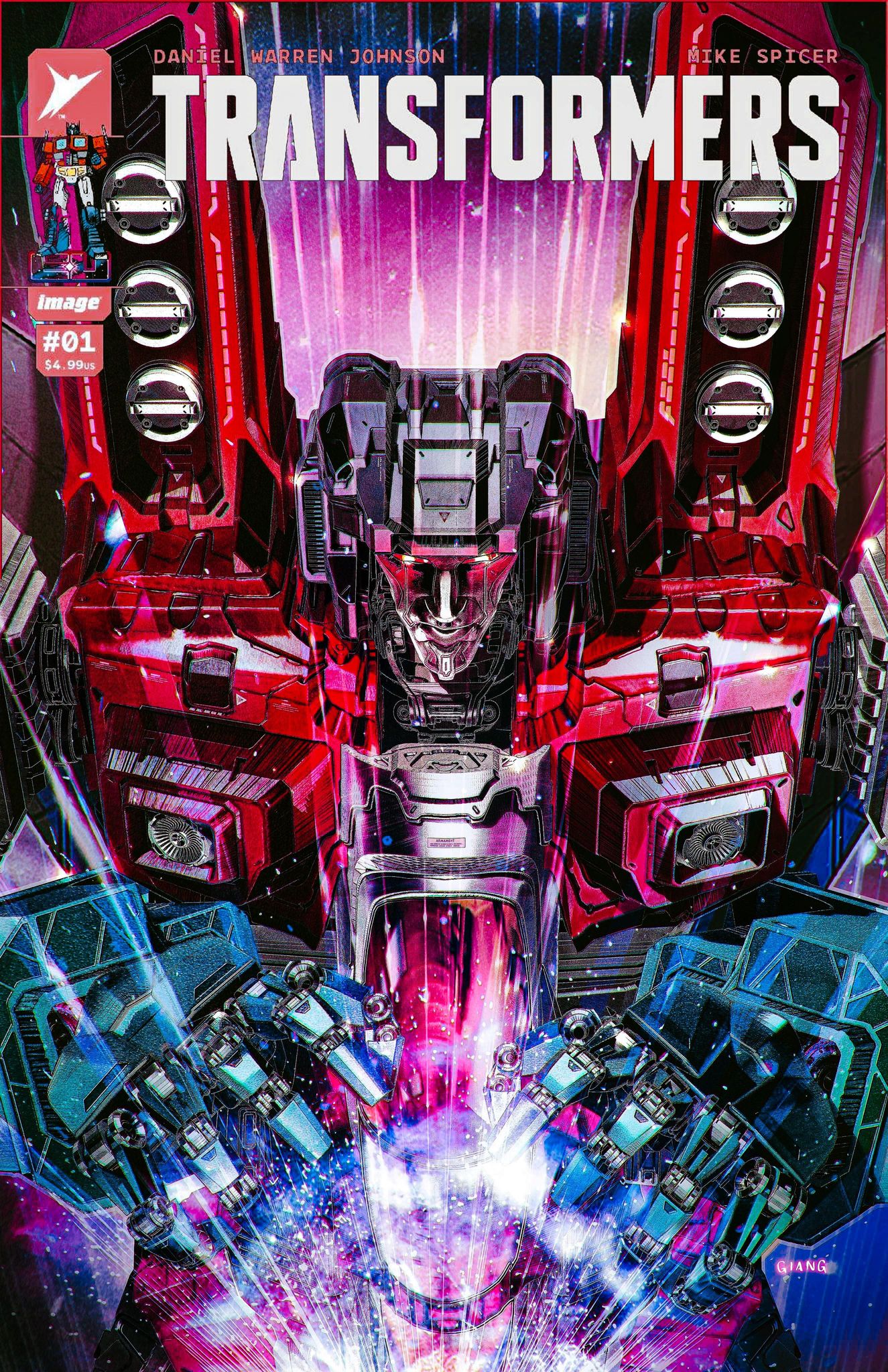 TRANSFORMERS #1 JOHN GIANG EXCLUSIVE VARIANT OPTIONS - 10/04/23
