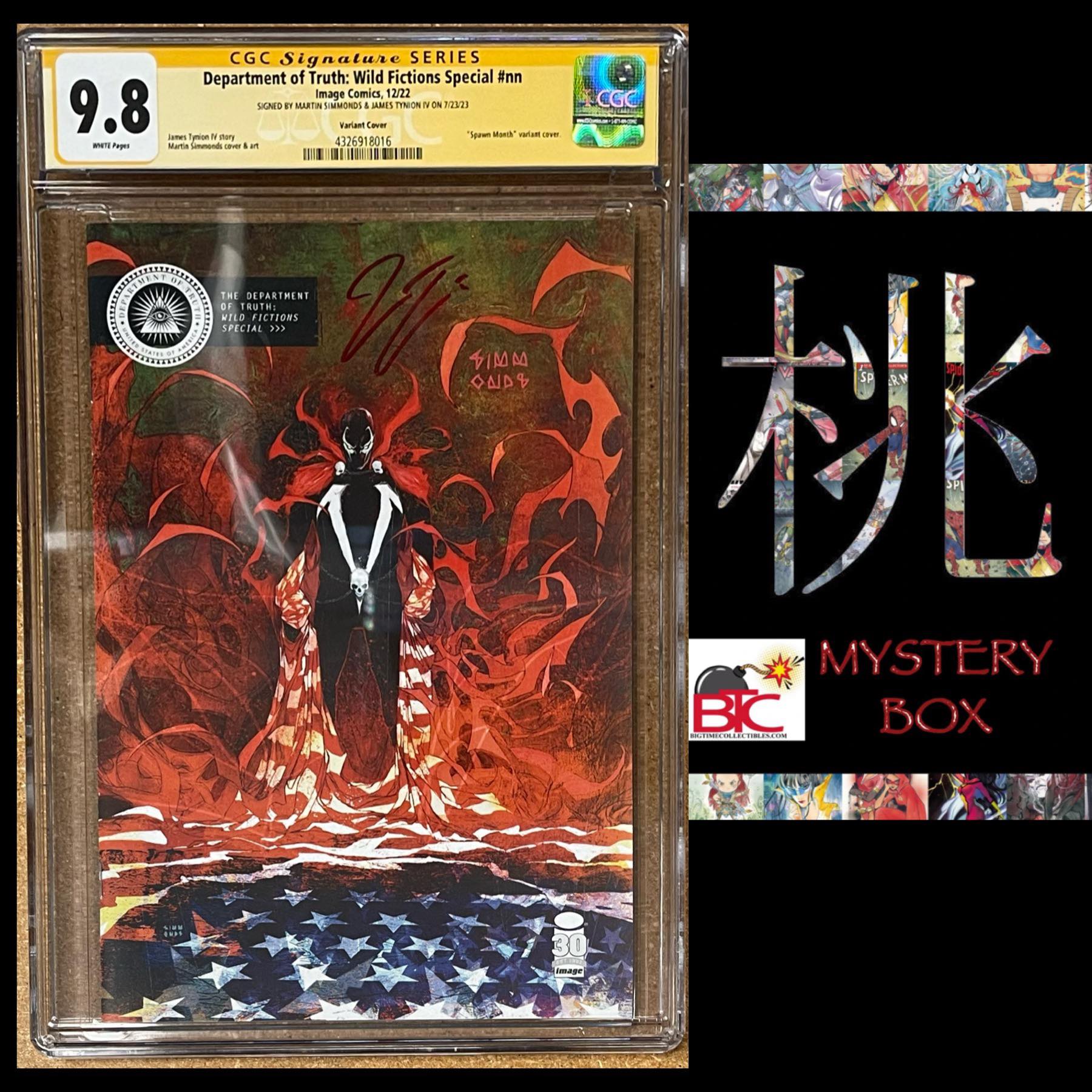 CGC SS high quality 9.8 King in Black #1 Signed Slab Peach Momoko Signature in Gold