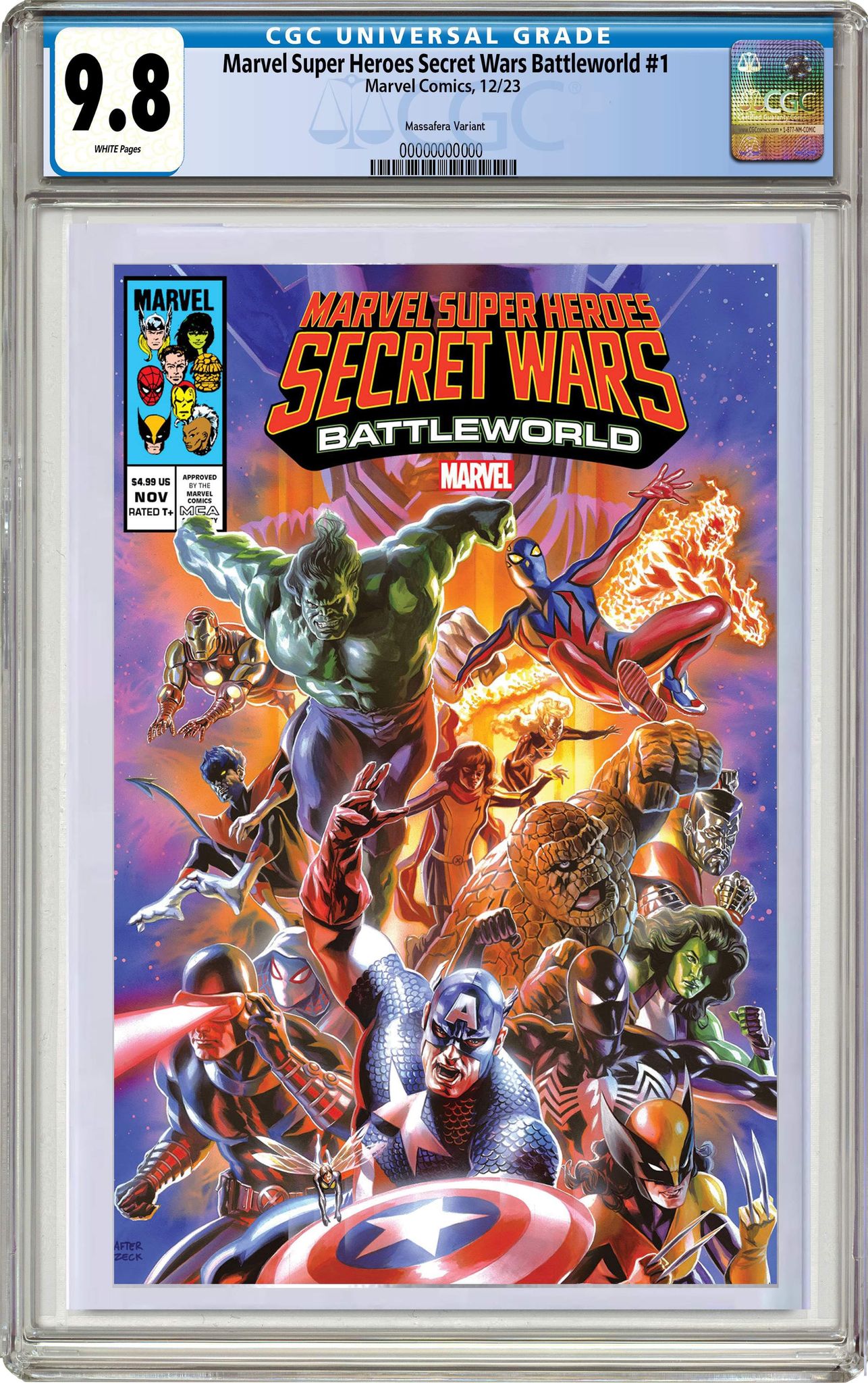 MARVEL SUPER HEROES SECRET WARS BATTLEWORLD #1 FELIPE MASSAFERA EXCLUSIVE VARIANT OPTIONS