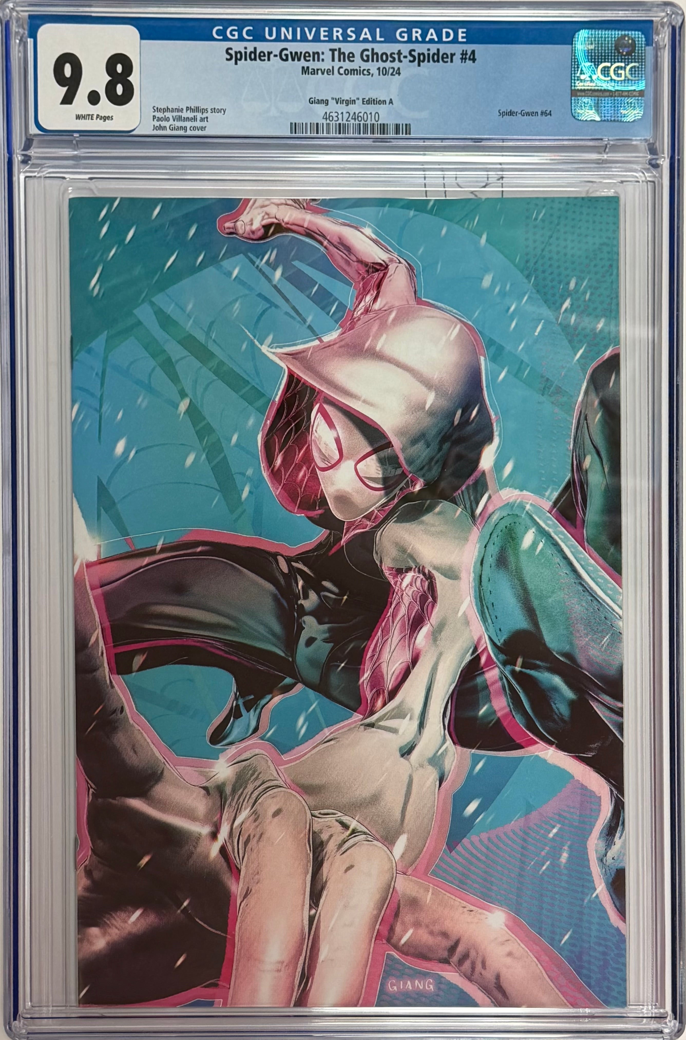 SPIDER-GWEN: THE GHOST-SPIDER #4 JOHN GIANG EXCLUSIVE VIRGIN EDITION CGC 9.8 (IN STOCK) C65