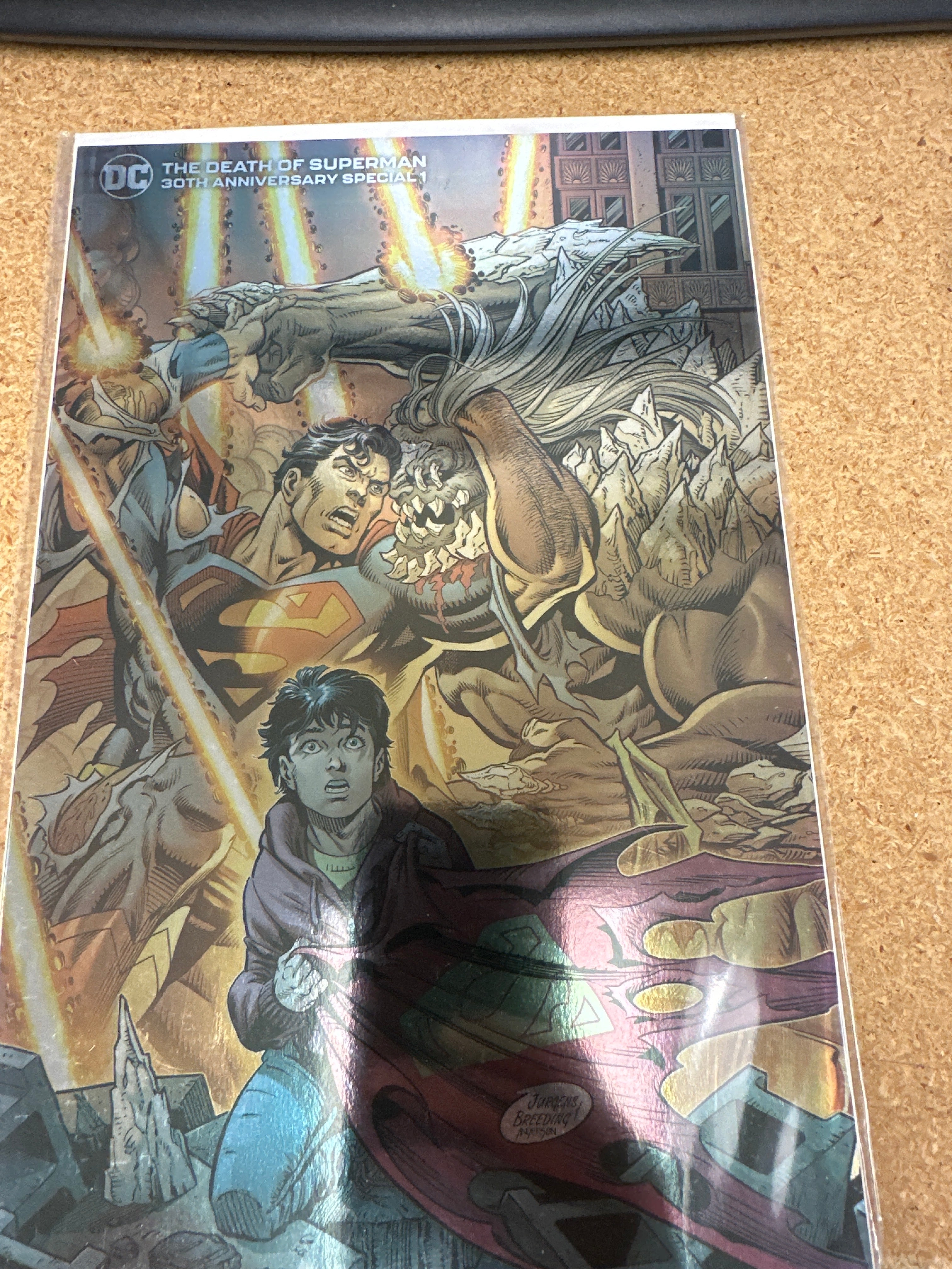DEATH OF SUPERMAN 30TH ANNIVERSARY SPECIAL #1 FOIL(CB107)