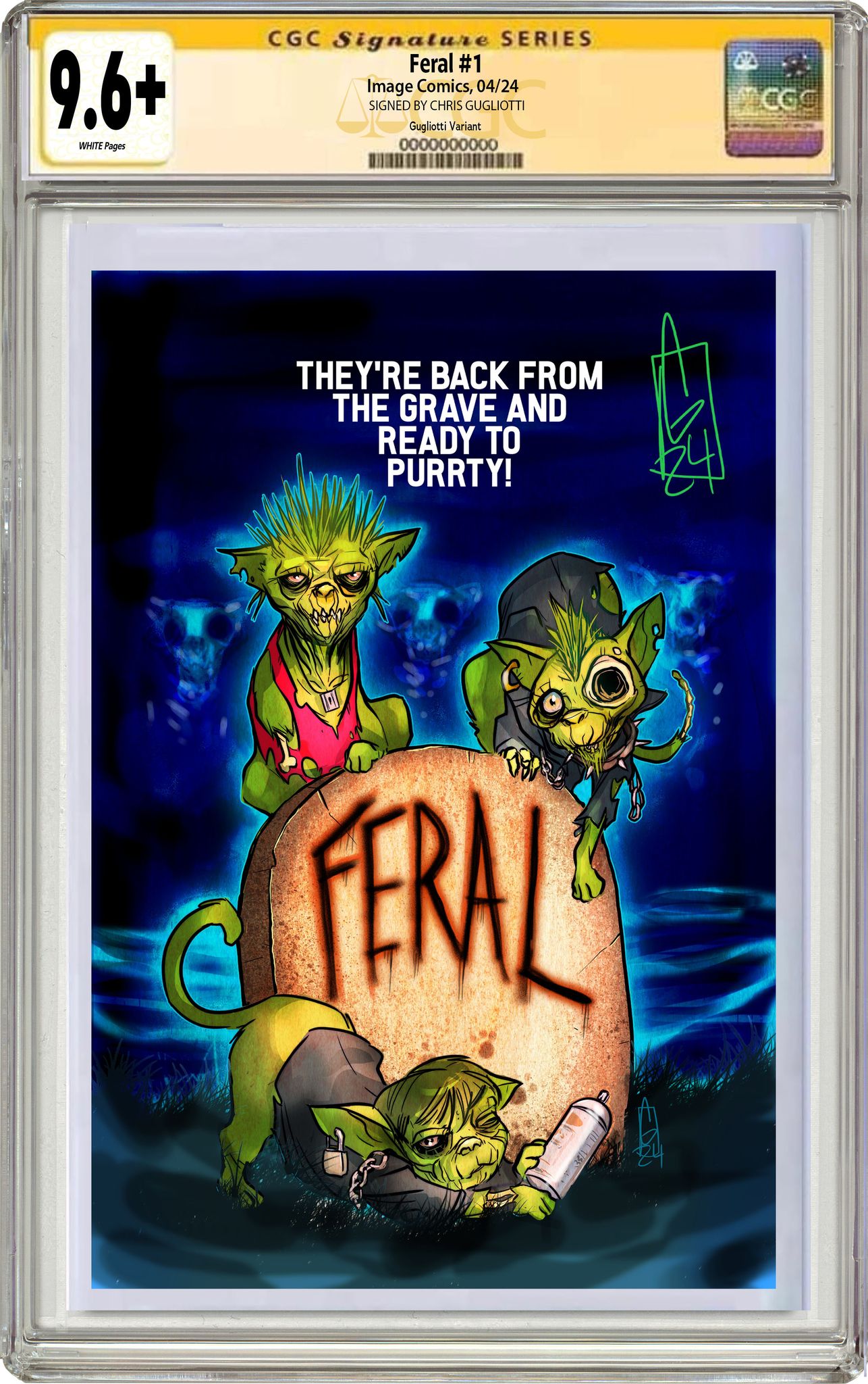 FERAL #1 CHRIS GUGLIOTTI "THE RETURN OF THE LIVING DEAD" HOMAGE- 03/27/24