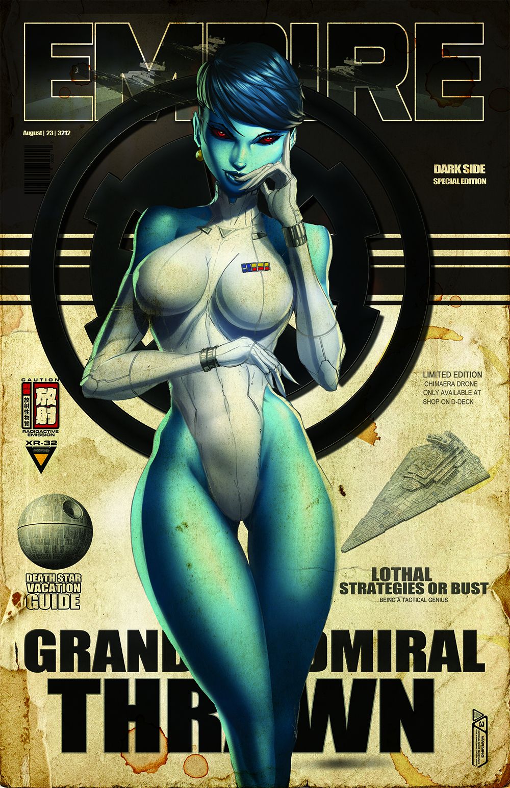 DAUGHTER'S OF EDEN #1 JAMIE TYNDALL THRAWN COSPLAY RETRO VARIANT OPTIONS