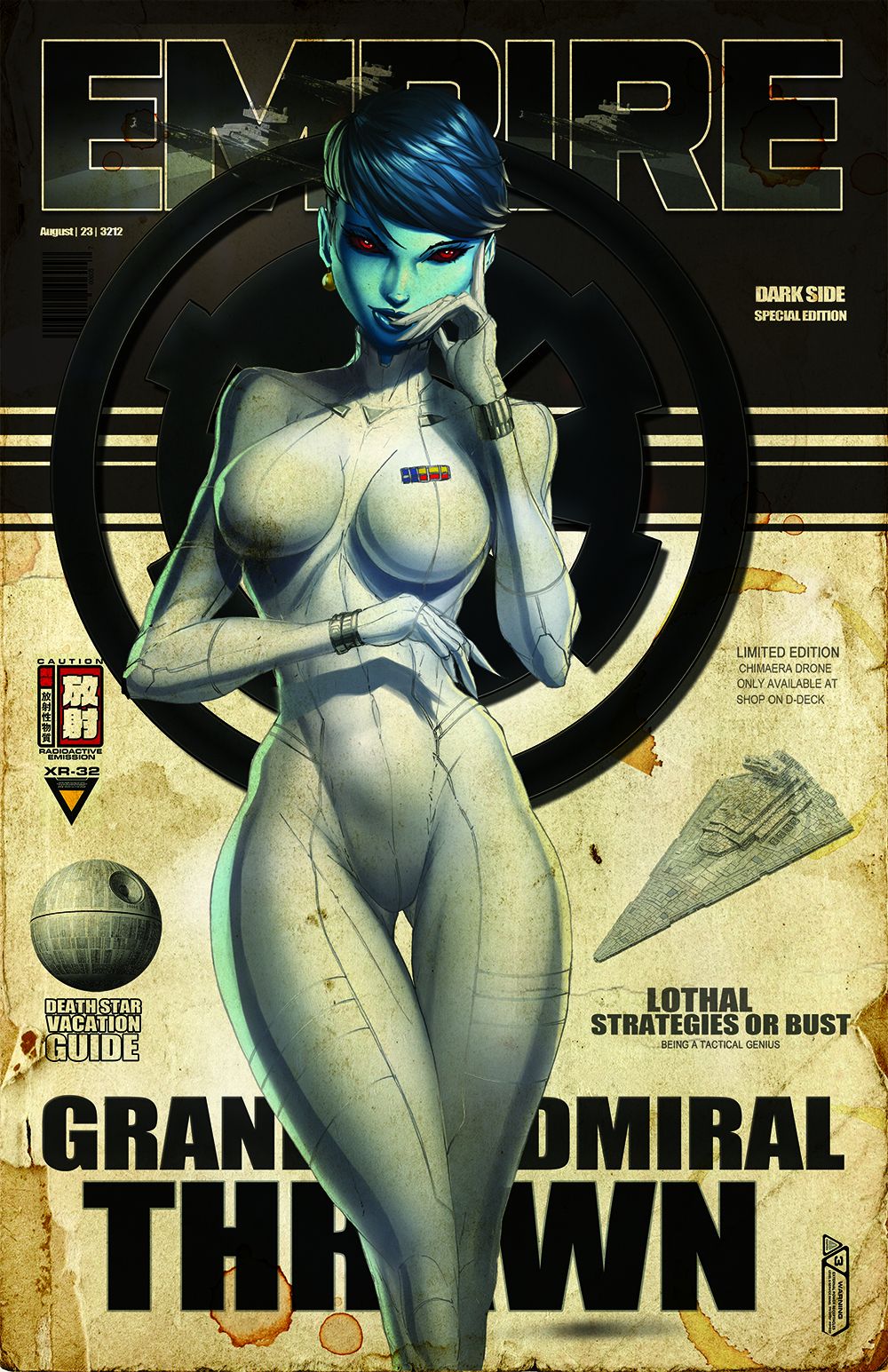 DAUGHTER'S OF EDEN #1 JAMIE TYNDALL THRAWN COSPLAY RETRO VARIANT OPTIONS