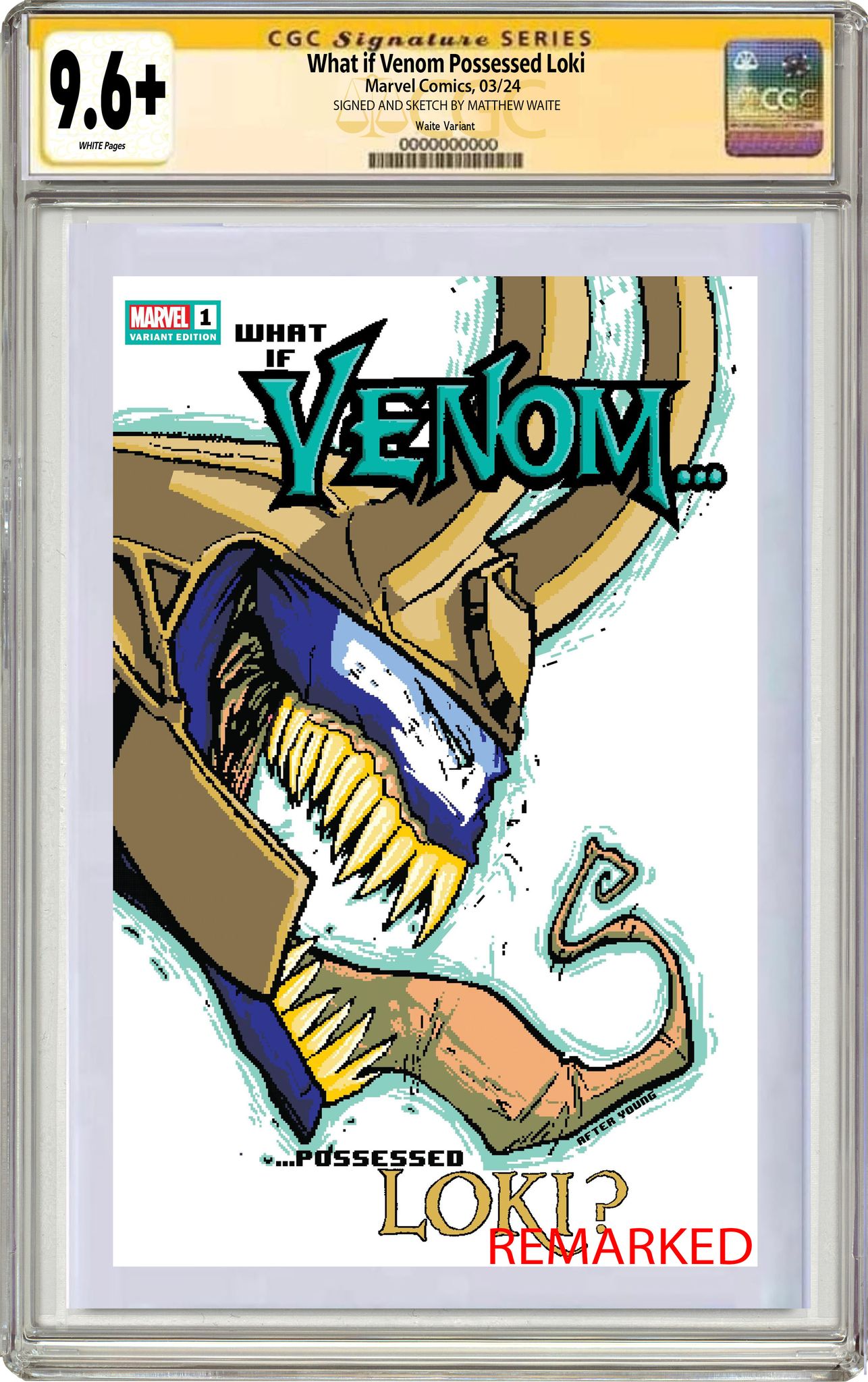 WHAT IF...? VENOM 1 MATTHEW WAITE EXCLUSIVE HOMAGE- 02/28/24