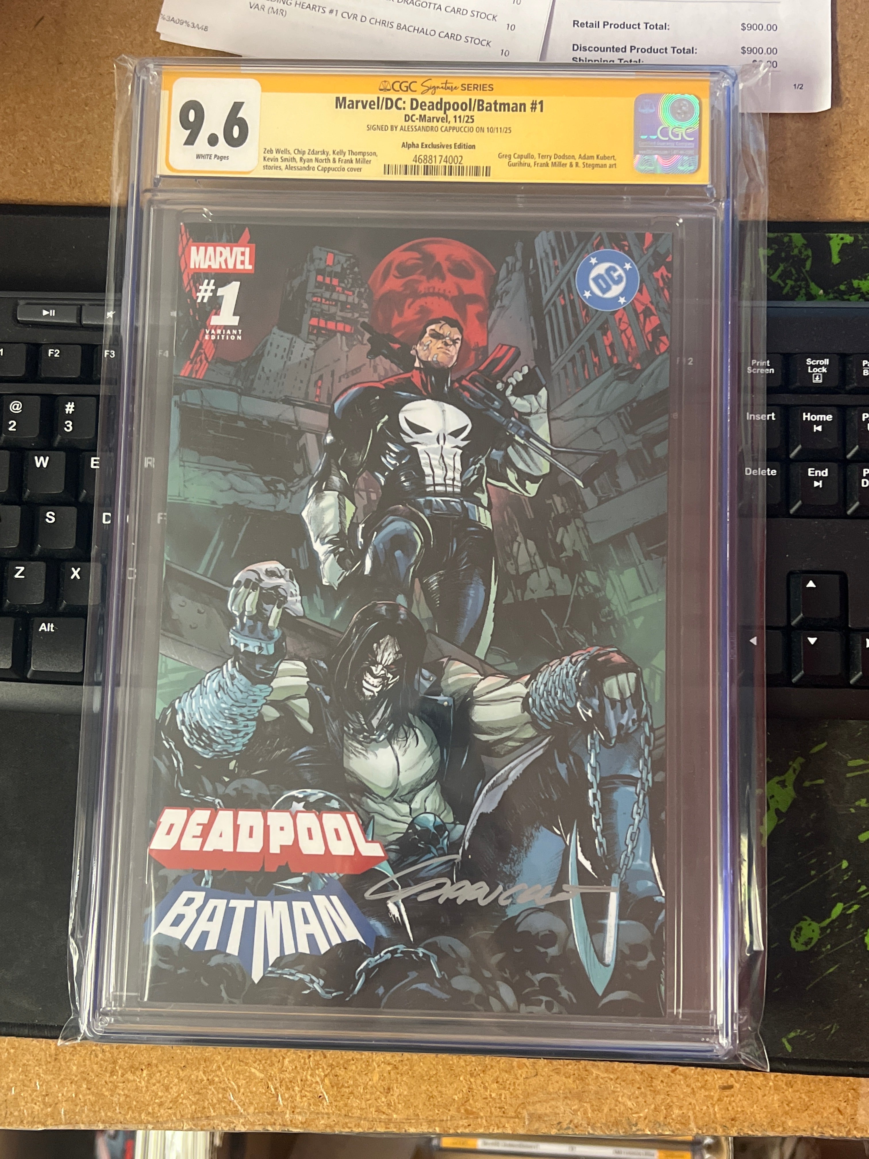 DEADPOOL BATMAN #1 ALESSANDRO CAPPUCCIO EXCLUSIVE VARIANT COVERS
