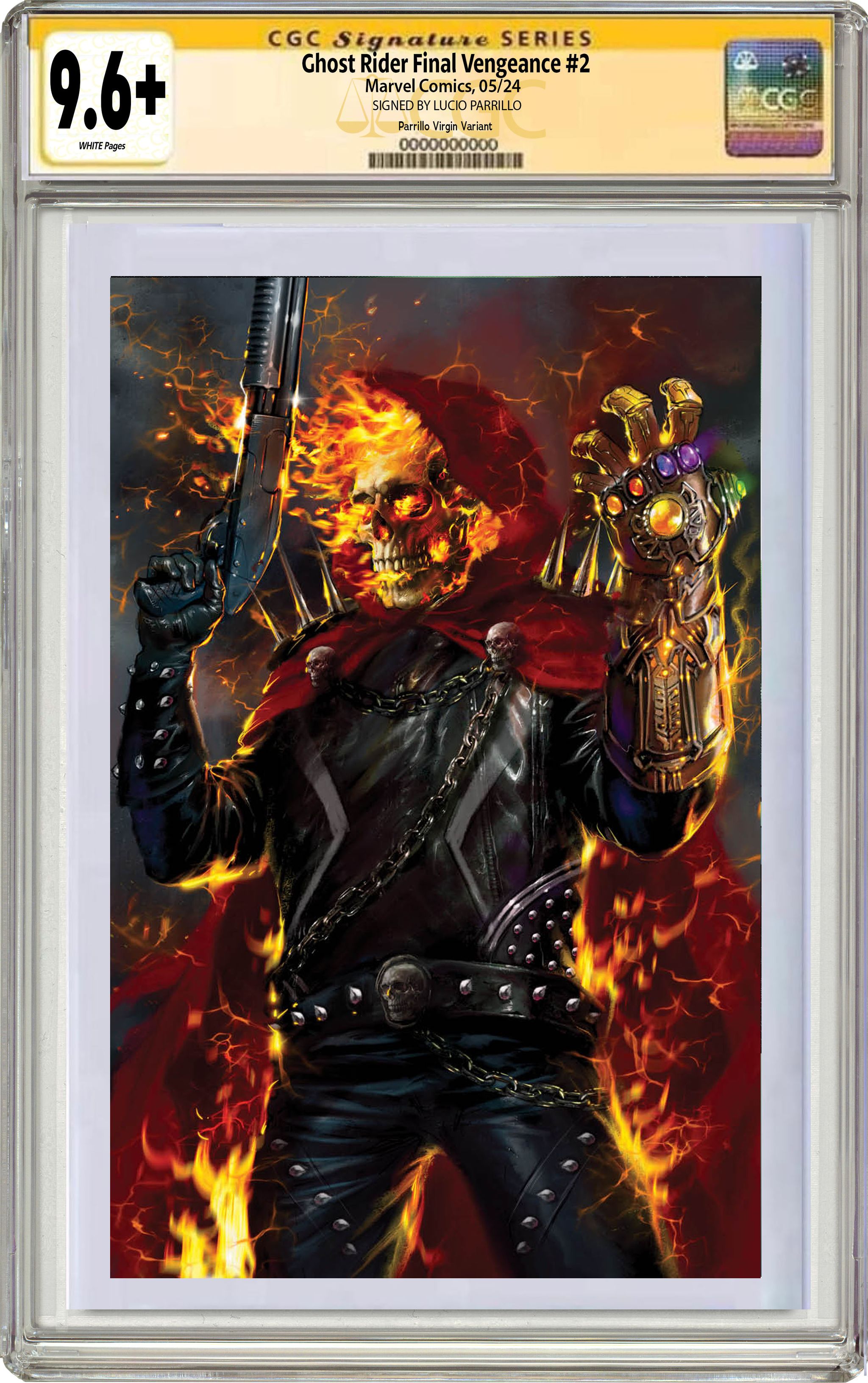 GHOST RIDER: FINAL VENGEANCE #2 LUCIO PARRILLO EXCLUSIVE HOOD VARIANT - 04/17/2024