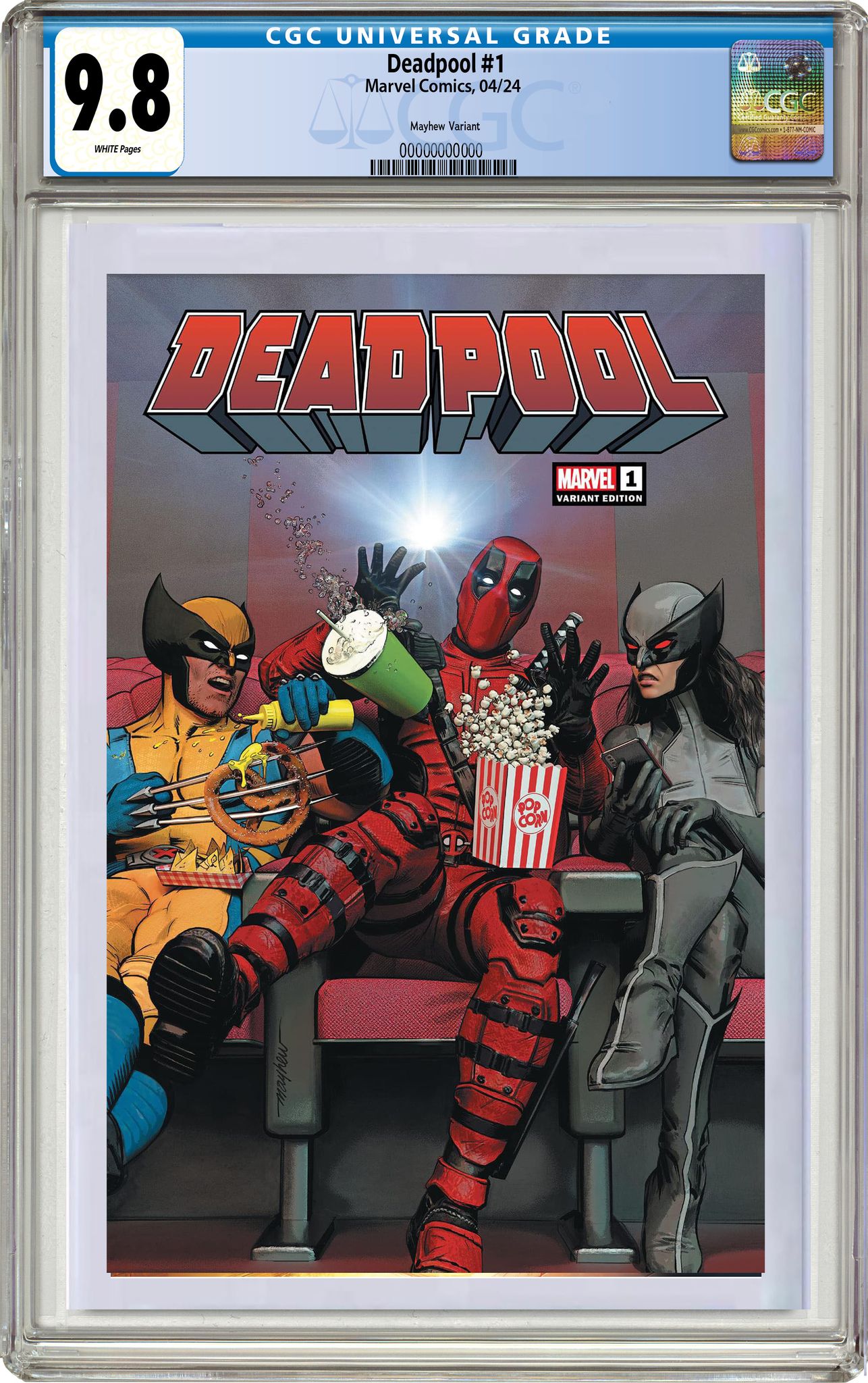 DEADPOOL #1 MIKE MAYHEW EXCLUSIVE VARIANT OPTIONS 04/03/24