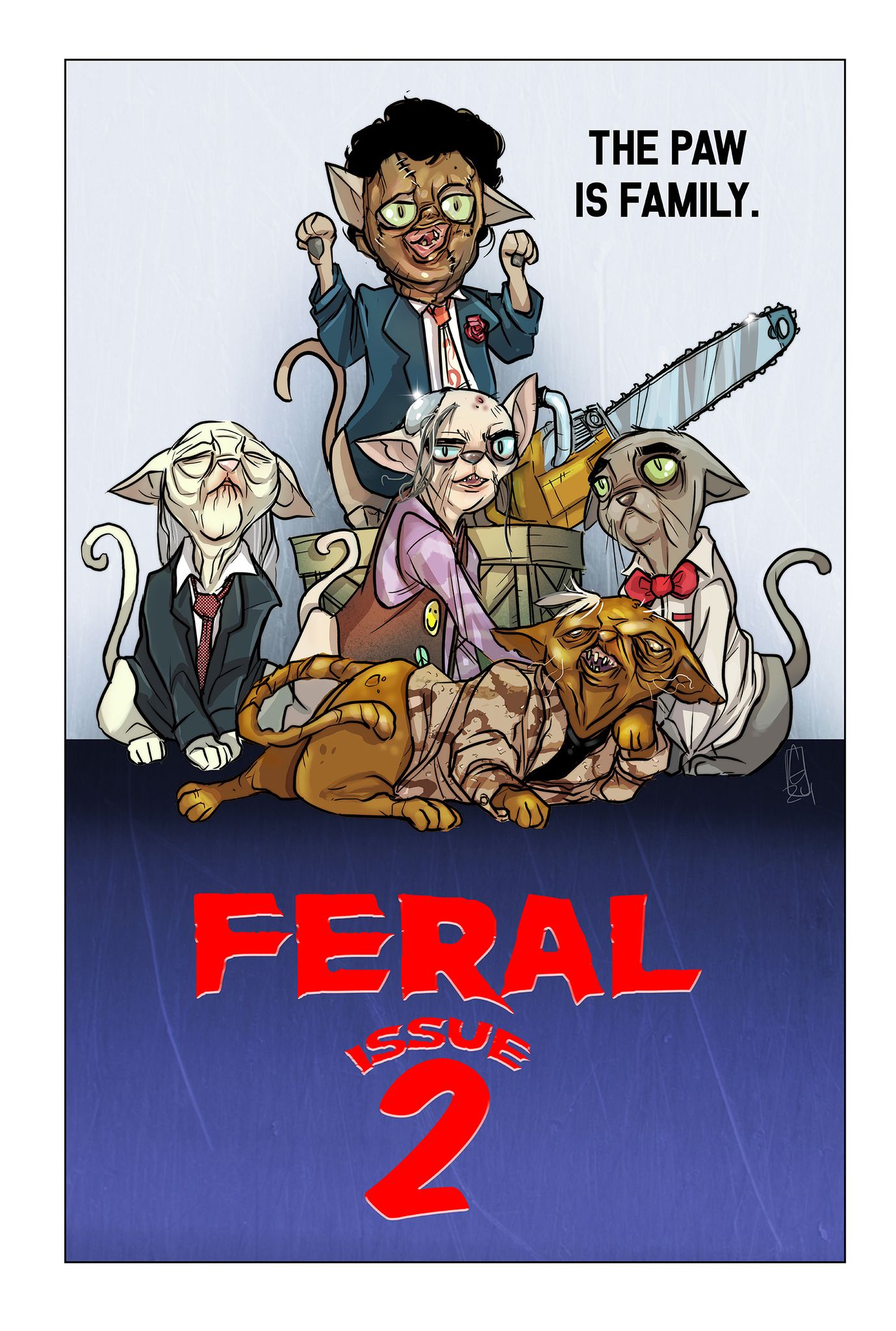 FERAL #2 CHRIS GUGLIOTTI EXCLUSIVE HOMAGE TO THE TEXAS CHAINSAW MASSACRE PT2 - 04/24/24