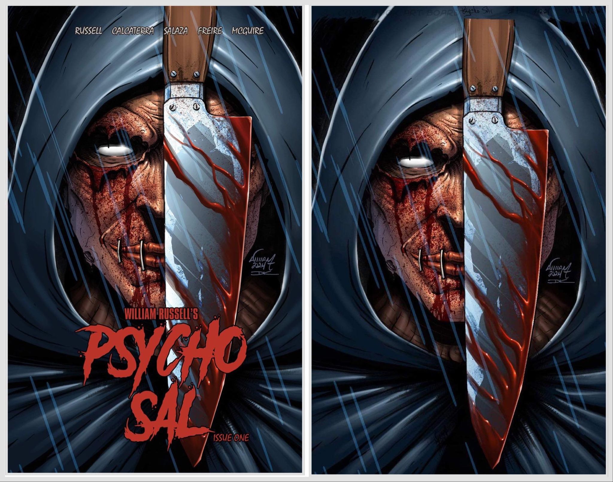PSYCHO SAL #1 WILLIAM RUSSELL EXCLUSIVE VARIANT OPTIONS