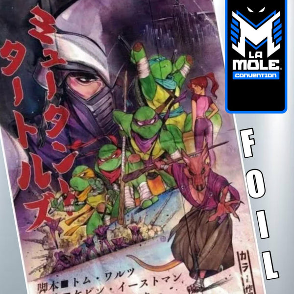 TMNT #100 PEACH MOMOKO LA MOLE COMIC CON 2024 FOIL VARIANT (I76)