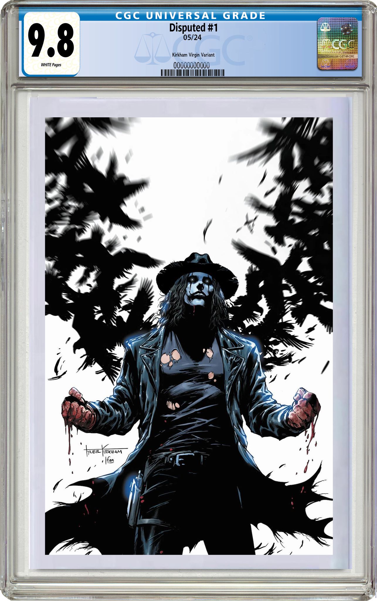 DISPUTED #1 TYLER KIRKHAM EXCLUSIVE VARIANT LIMITED TO 150 W/NUMBERED COA CARD
