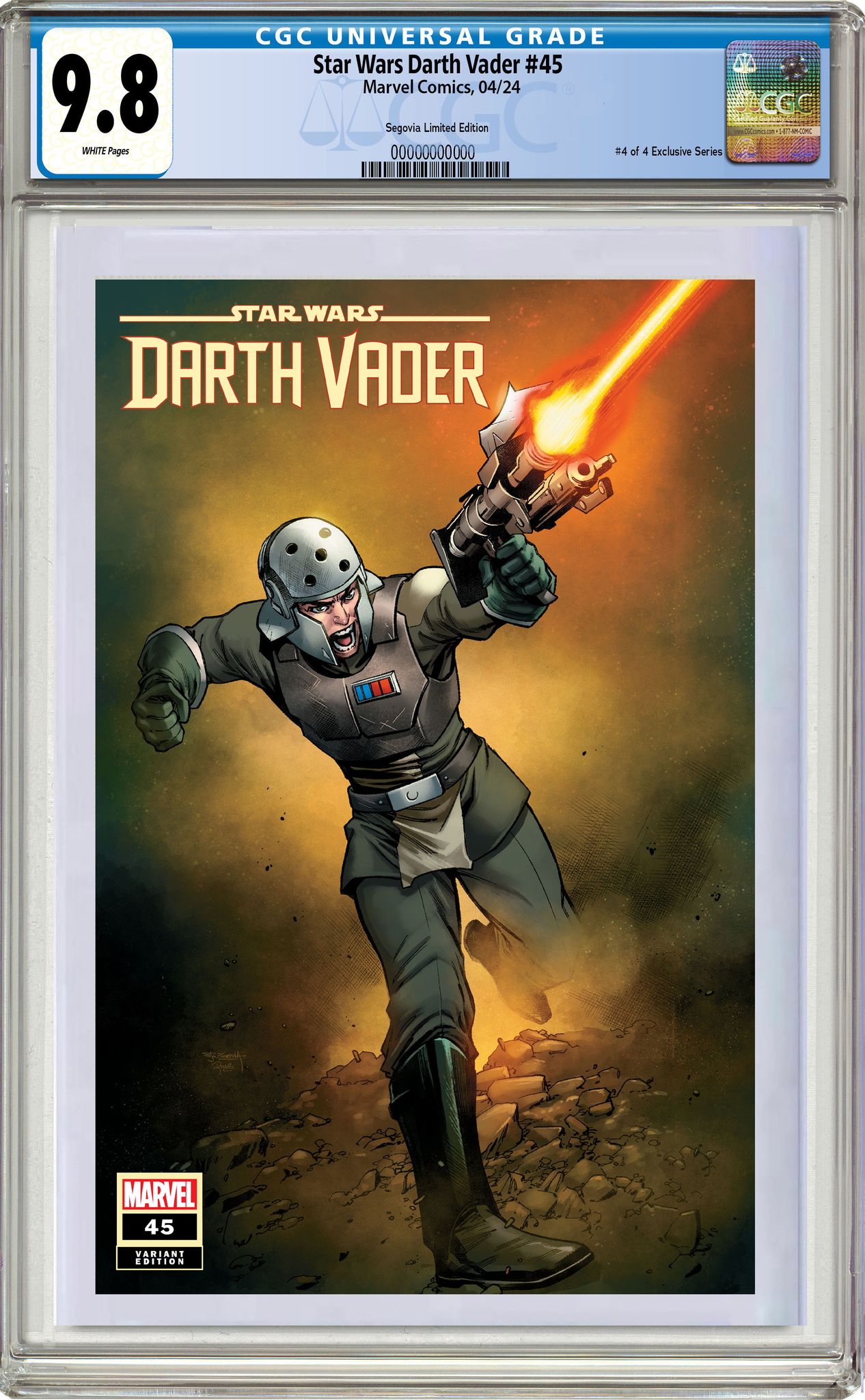 STAR WARS: DARTH VADER 45 STEPHEN SEGOVIA REBELS 10TH ANNIVERSARY LIMITED EDITION #4 OF 4 EXCLUSIVE SERIES OPTIONS - 04/10/2024