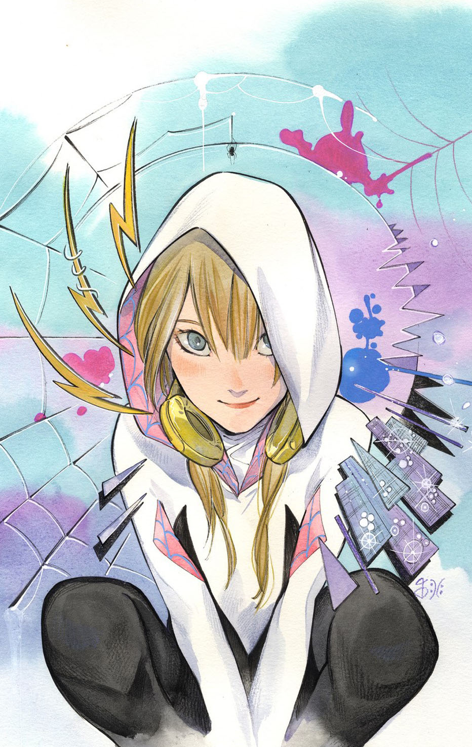 SPIDER-GWEN: THE GHOST-SPIDER #1 PEACH MOMOKO EXCLUSIVE VARIANT OPTION SPIDER-GWEN: THE GHOST-SPIDER #1 PEACH MOMOKO EXCLUSIVE VARIANT OPTION