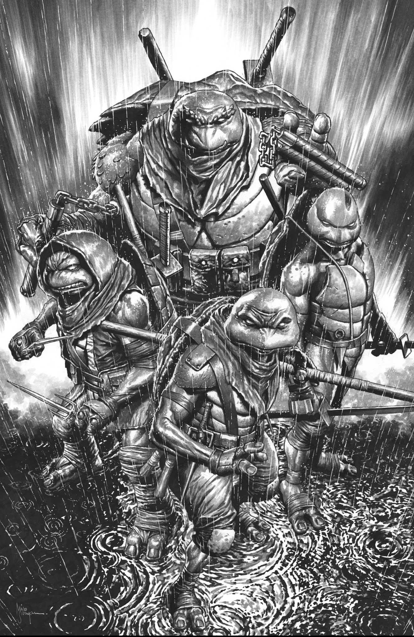 TMNT THE LAST RONIN RE-EVOLUTION #1 MICO SUAYAN C2E2 EXCLUSIVE SKETCH VARIANT OPTIONS