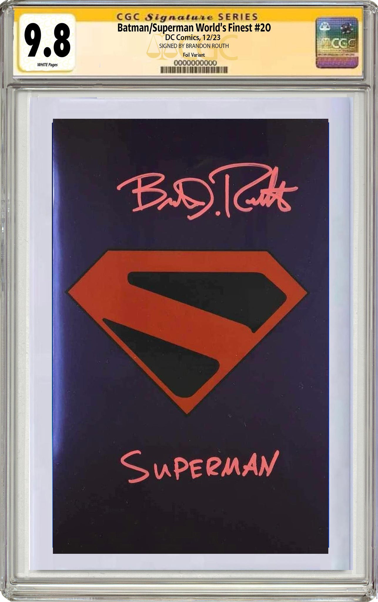 BATMAN SUPERMAN WORLDS FINEST #20 EXCLUSIVE KINGDOM COME LOGO FOIL VARIANT OPTIONS