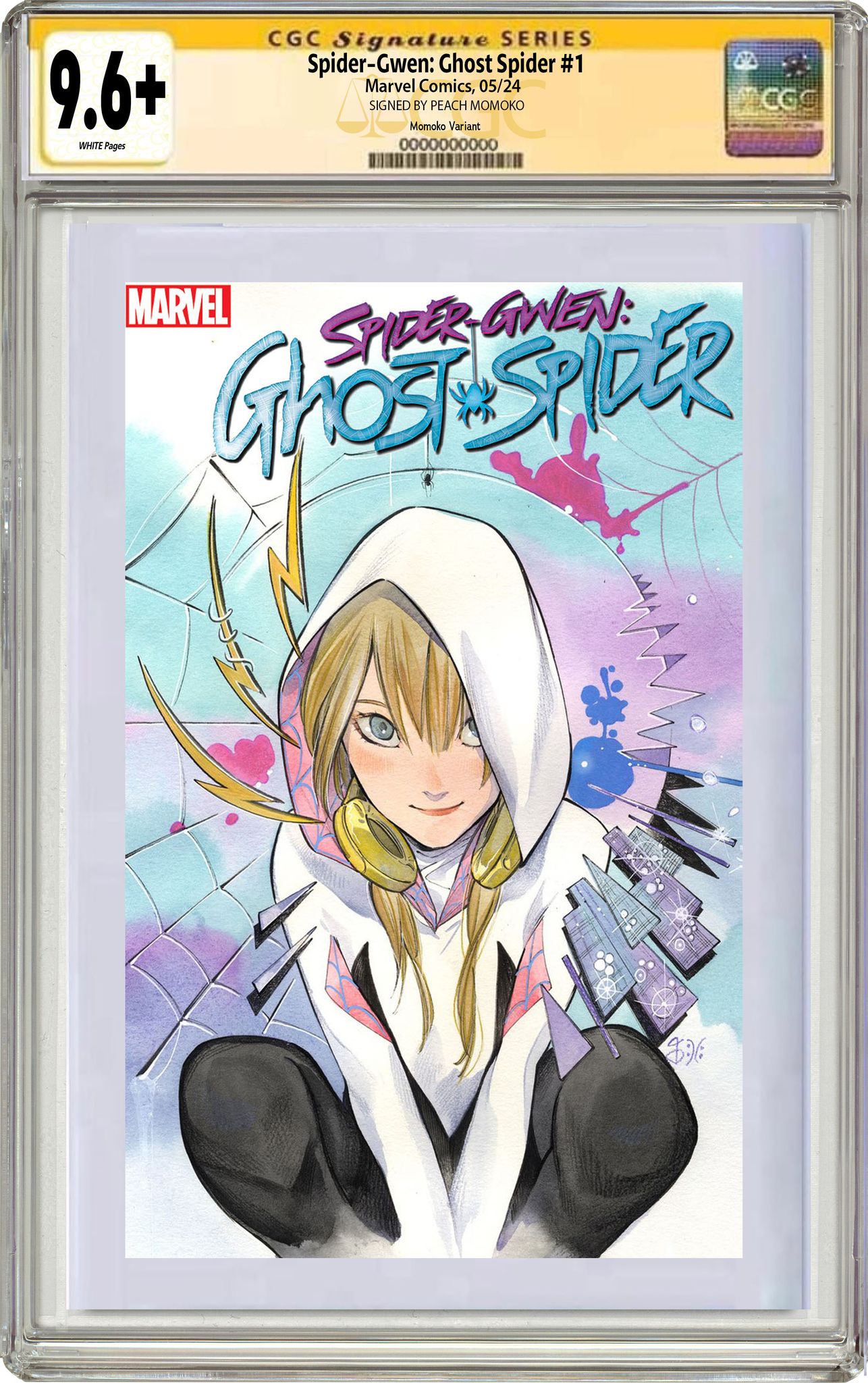 SPIDER-GWEN: THE GHOST-SPIDER #1 PEACH MOMOKO EXCLUSIVE VARIANT OPTIONS -  05/22/2024