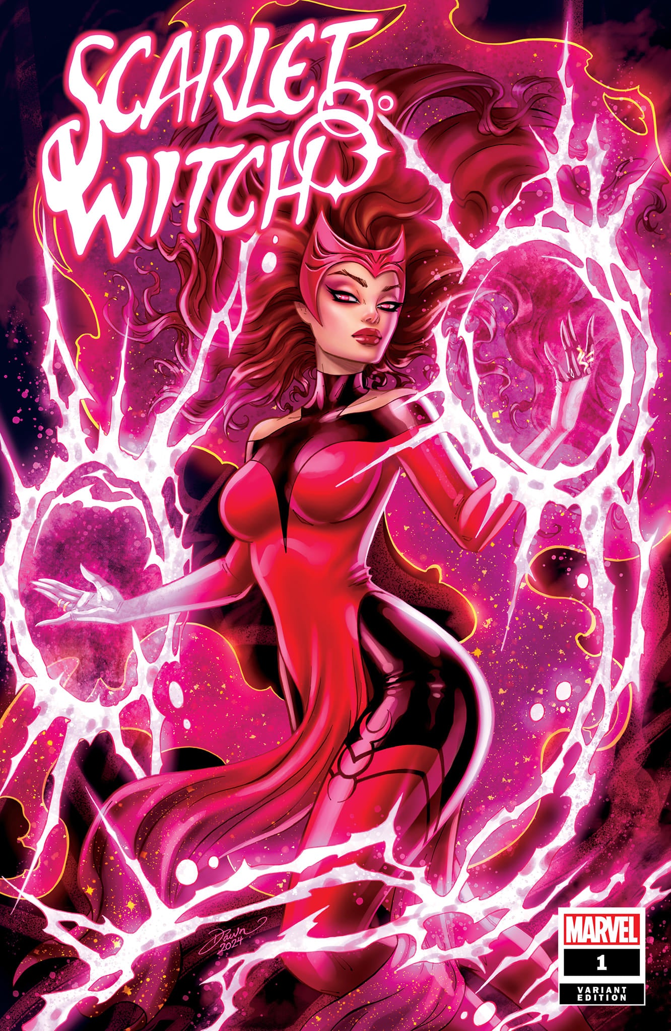 SCARLET WITCH #1 DAWN MCTEIGUE FIRST MARVEL COMICS EXCLUSIVE VARIANT OPTIONS06-12-24