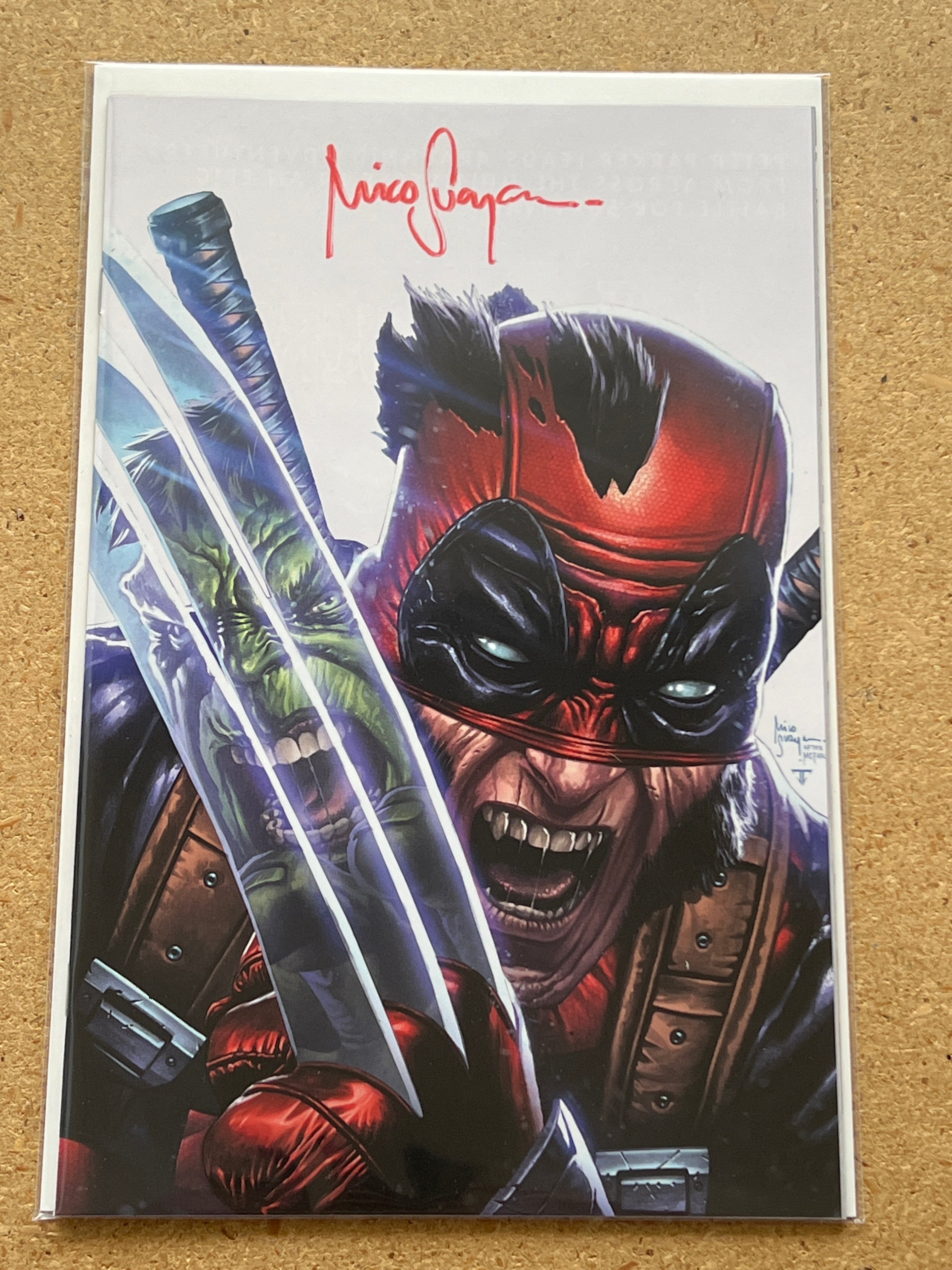 DEADPOOL #4 UNRELEASED SIGNED BY MICO SUAYAN WITH COA (SS 2)