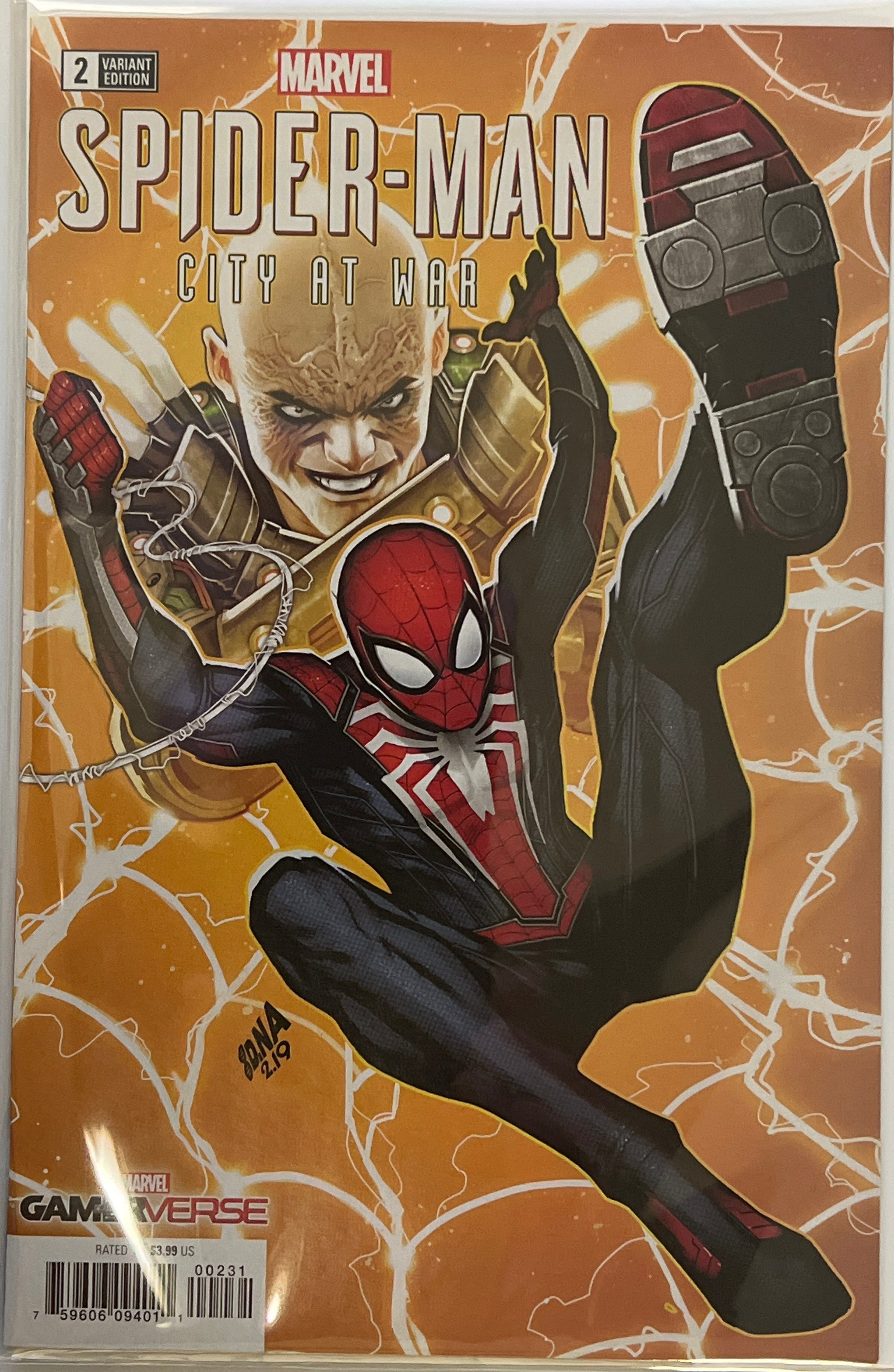 SPIDER-MAN CITY AT WAR #2 (OF 6) NAKAYAMA 1:50 VARIANT (M99)