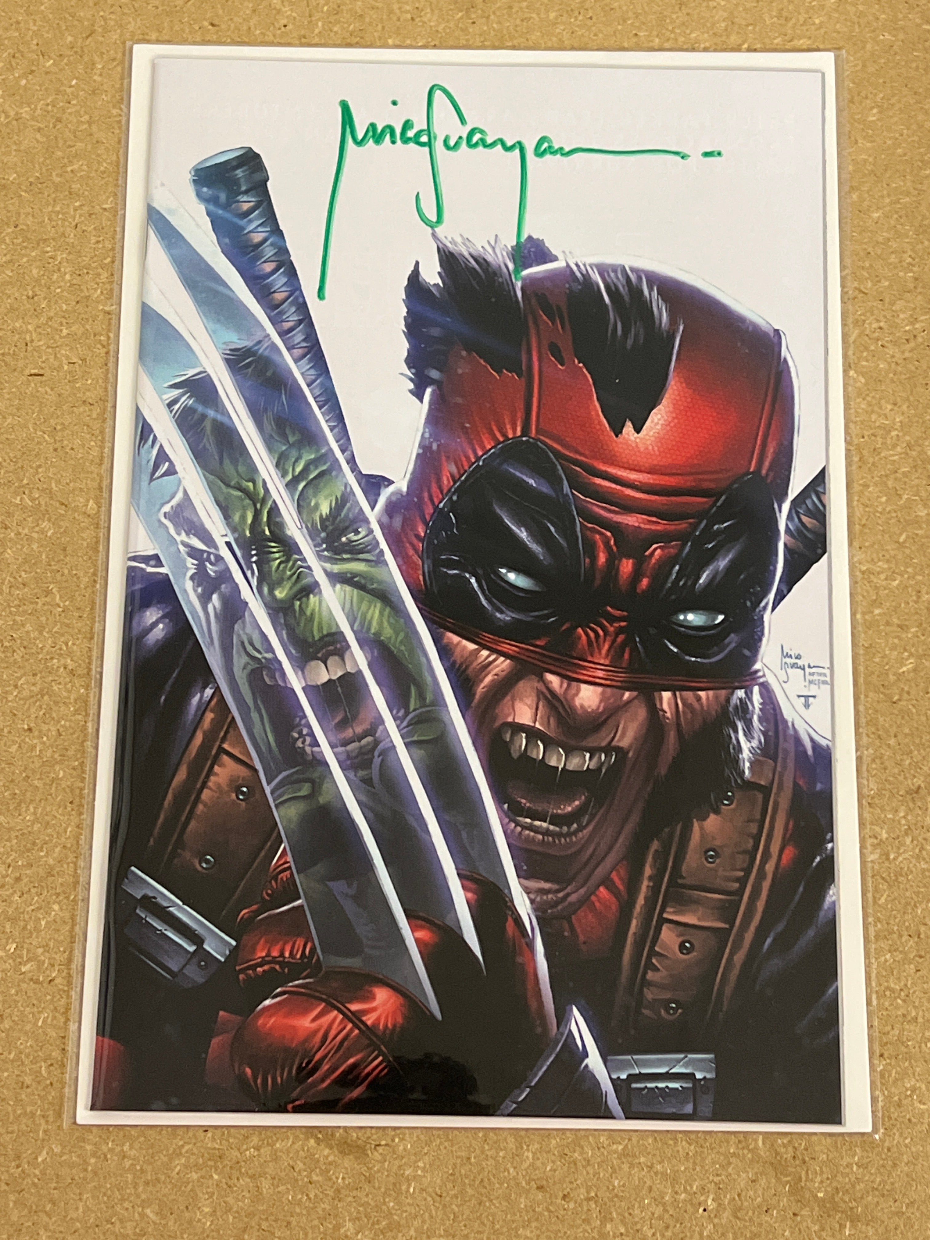 DEADPOOL #4 UNRELEASED SIGNED BY MICO SUAYAN WITH COA (SS 5)