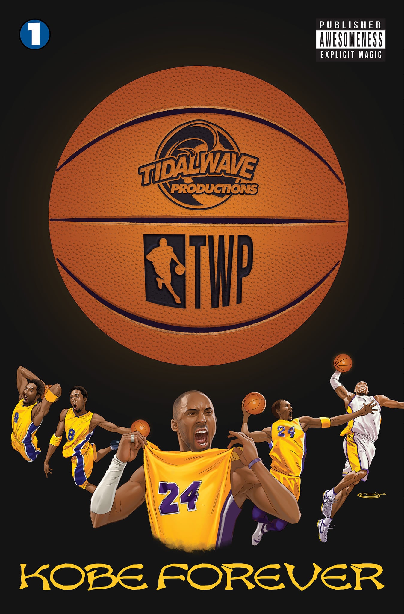 TRIBUTE: KOBE BRYANT #1 SAJAD SHAH EXCLUSIVE VARIANT OPTIONS