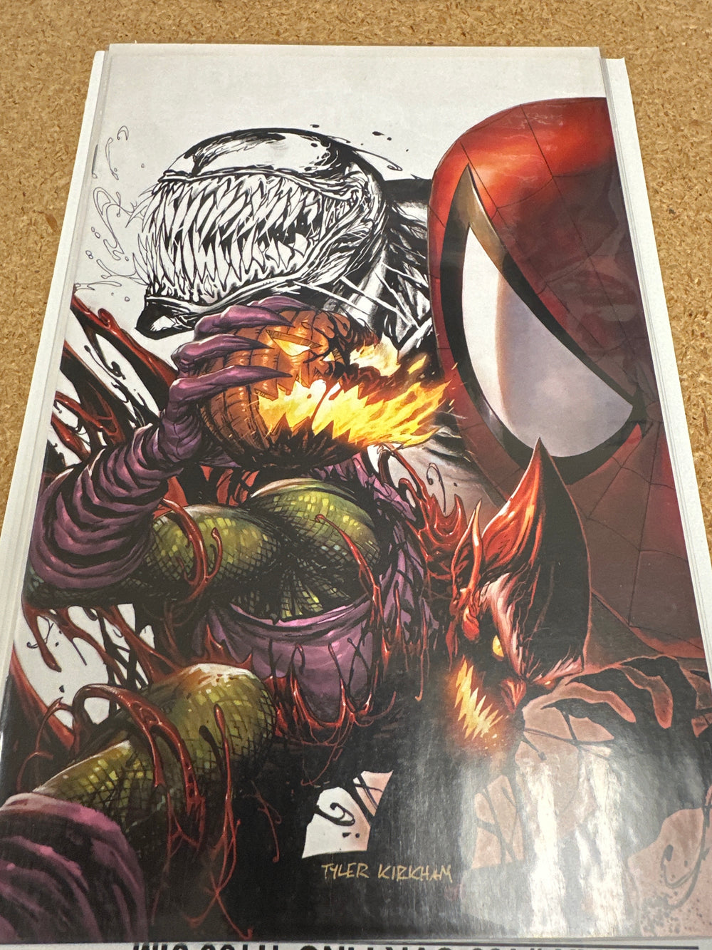 Amazing Spider-Man #801 Tyler Kirkham Color Splash Exclusive Virgin Variant virgin cover by Tyler Kirkham