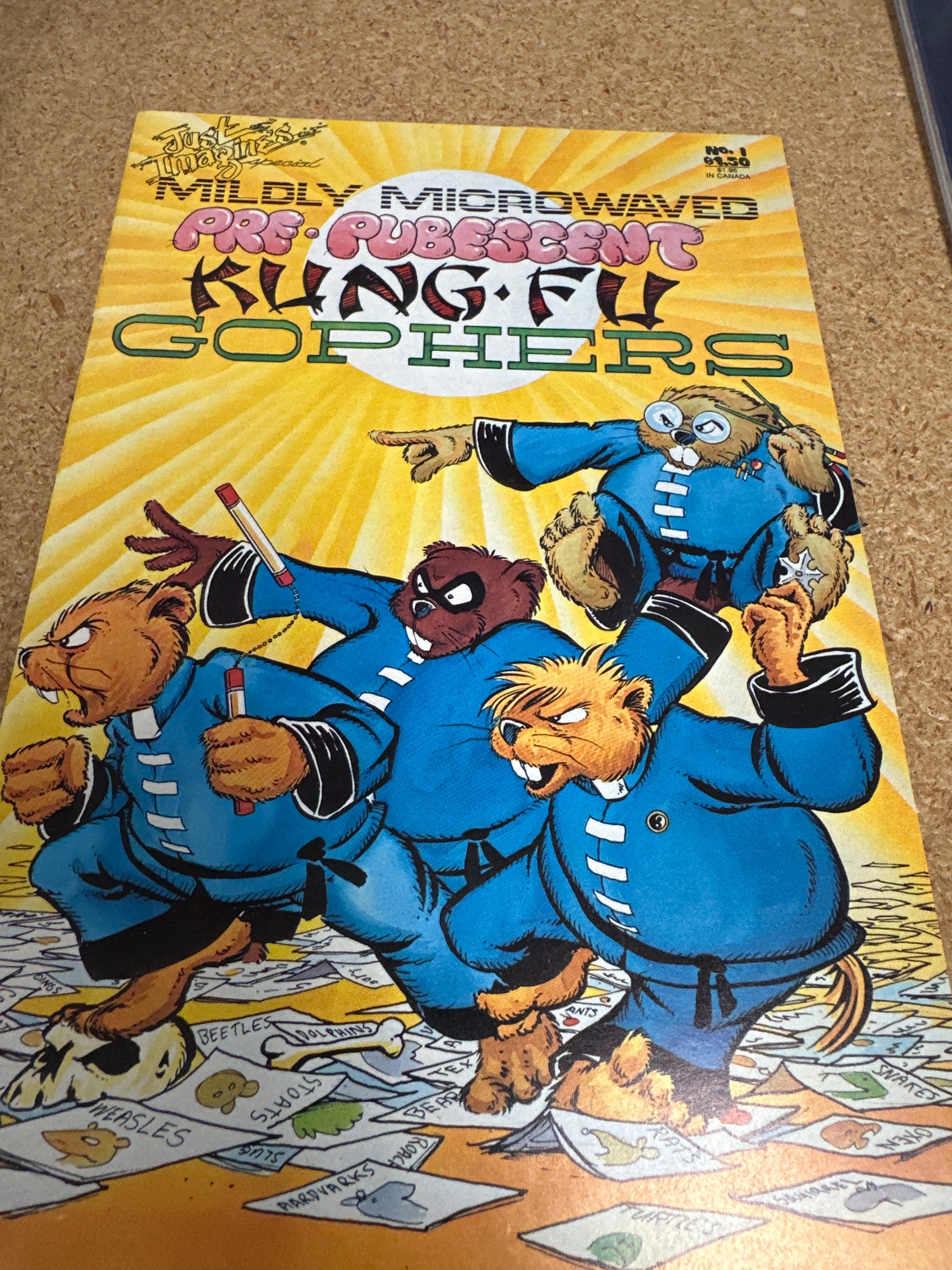 MILDLY MICROWAVED PRE.PUBESCENT KUNG FU GOPHERS #1(CB100)