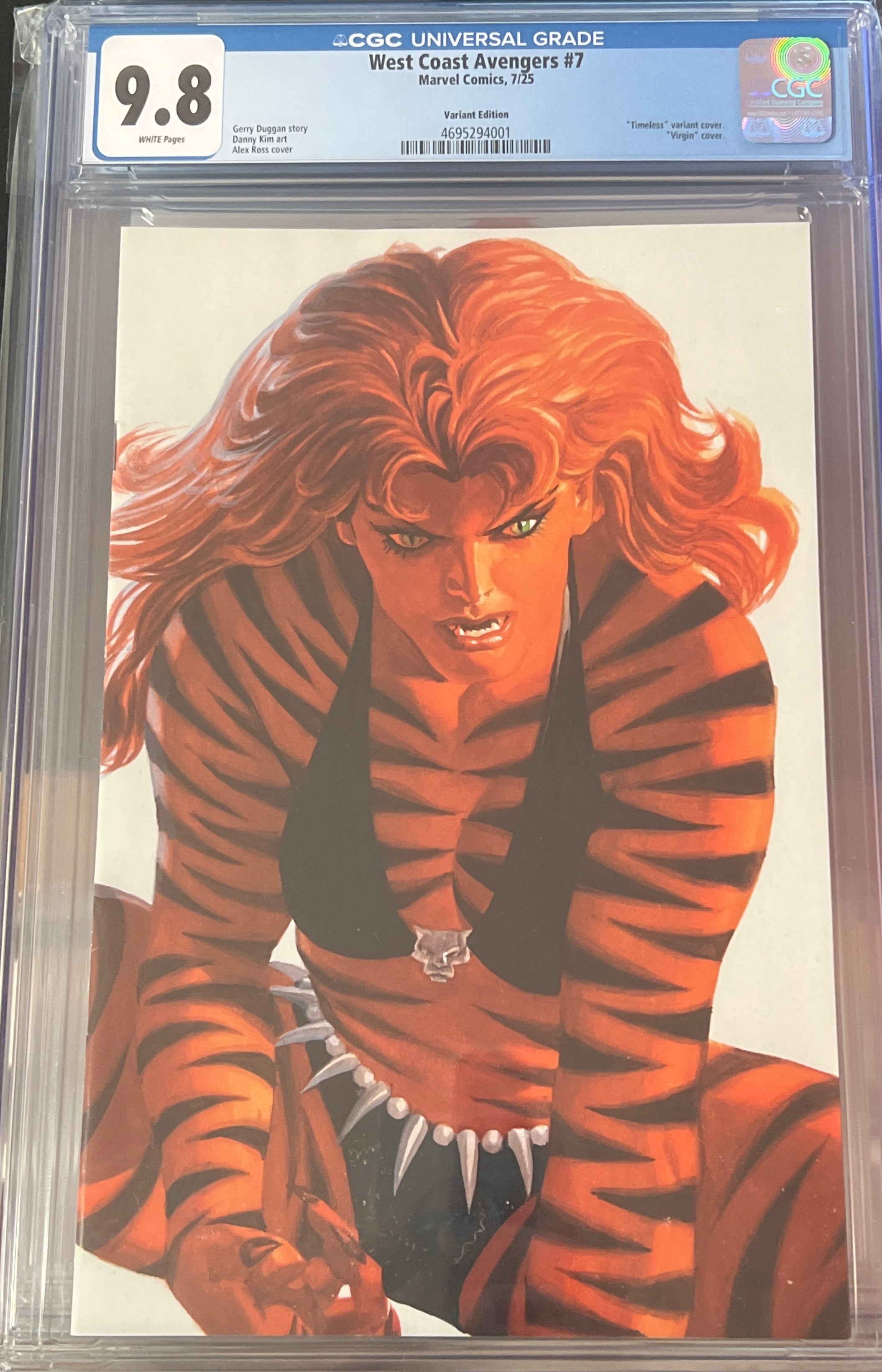 WEST COAST AVENGERS #7 ALEX ROSS TIMELESS VIRGIN VARIANT CGC 9.8 (C85)
