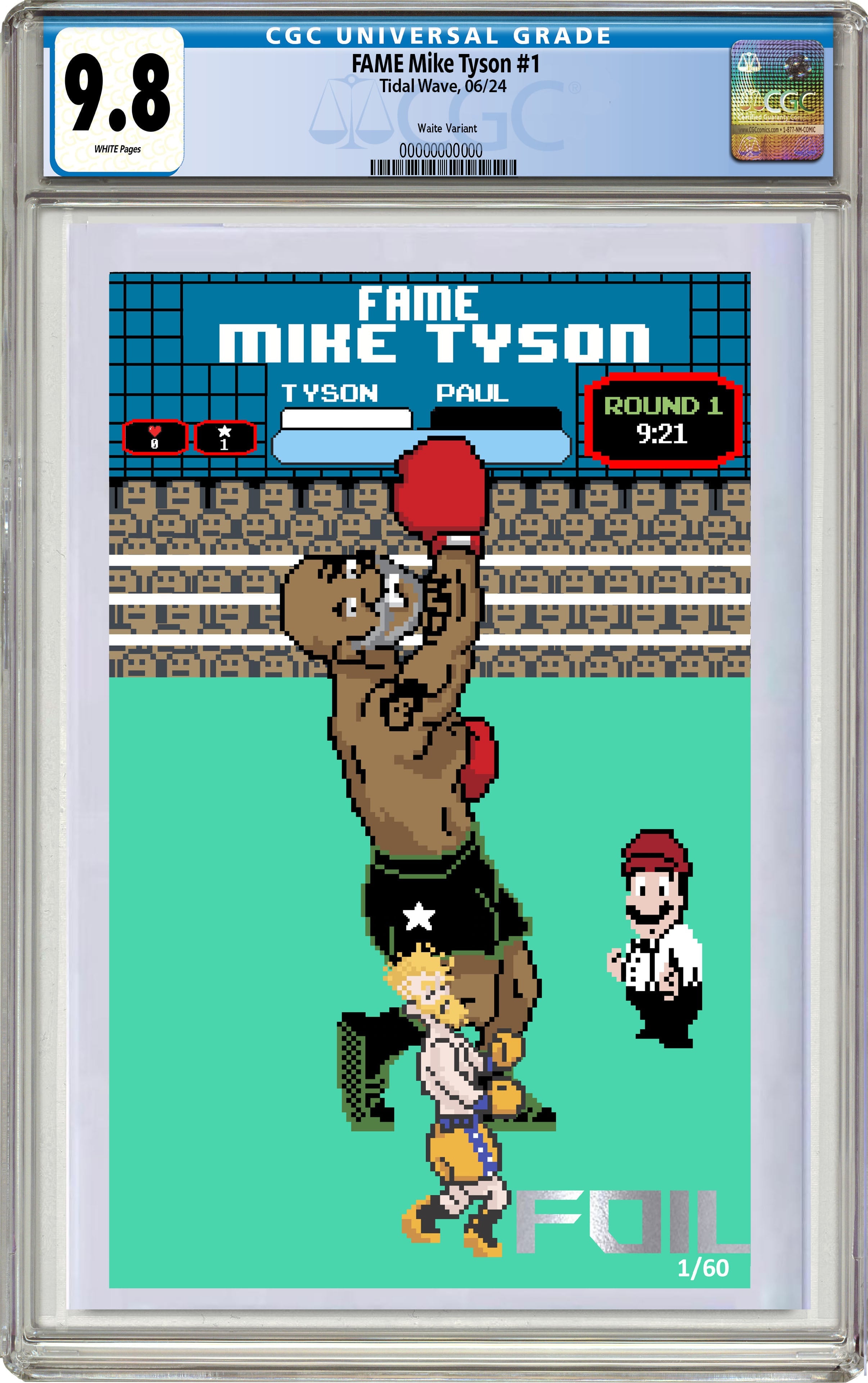 MIKE TYSON #1 MATTHEW WAITE PUNCH-OUT FANEXPO DALLAS EXCLUSIVE OPTIONS