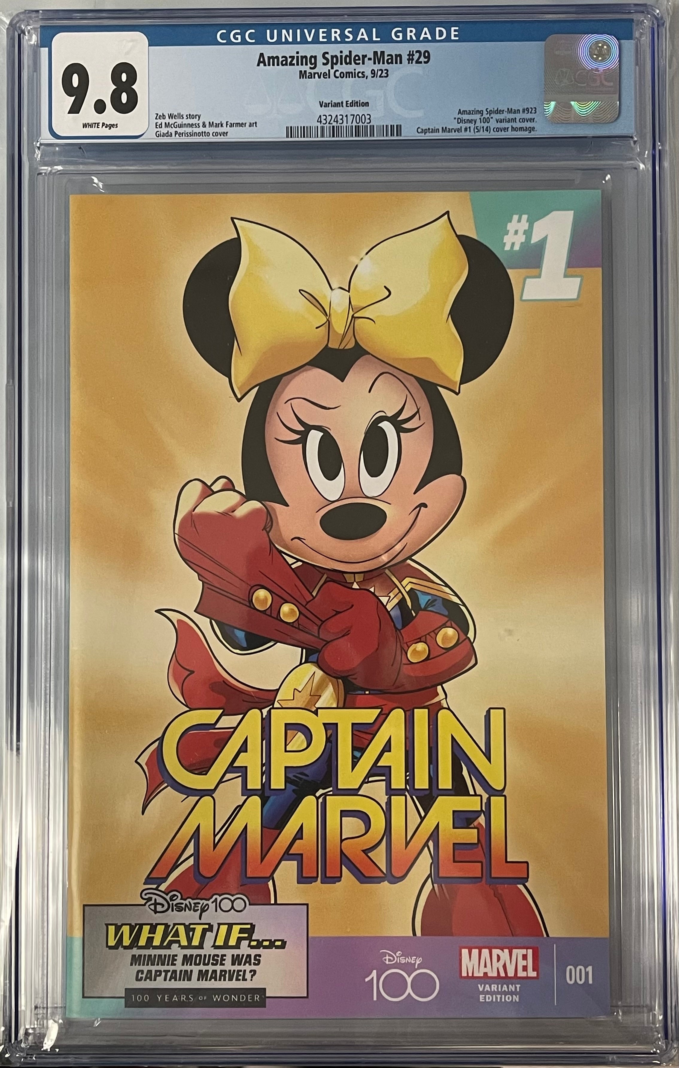 AMAZING SPIDER-MAN #28 DISNEY VARIANT CGC 9.8 (IN STOCK) C47