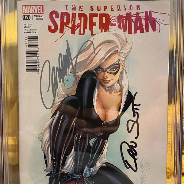 SUPERIOR SPIDER-MAN #20 J SCOTT CAMPBELL 1:50 VARIANT SIGNED BY JSC &