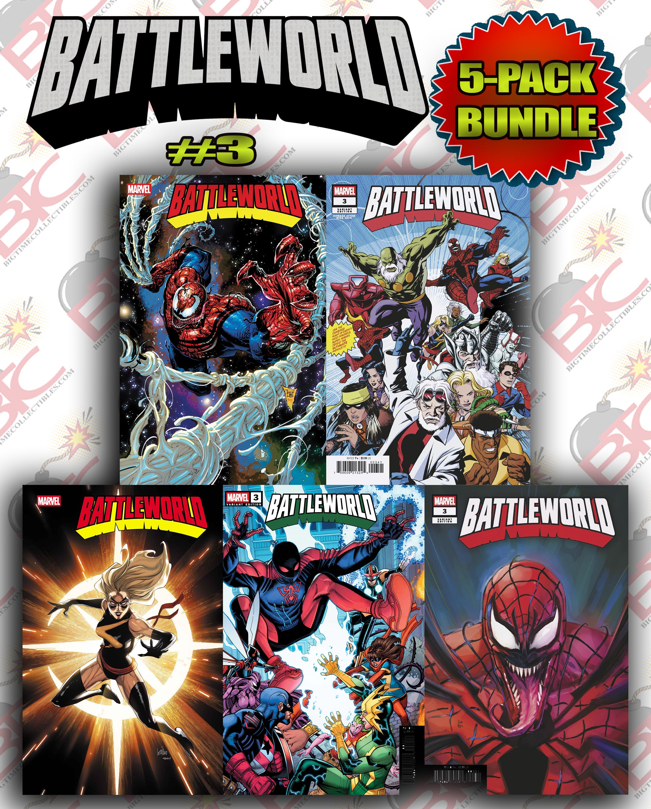 BATTLEWORLD #3 5-PACK BUNDLE -- [Expected In Stock Date : 11-26-25]