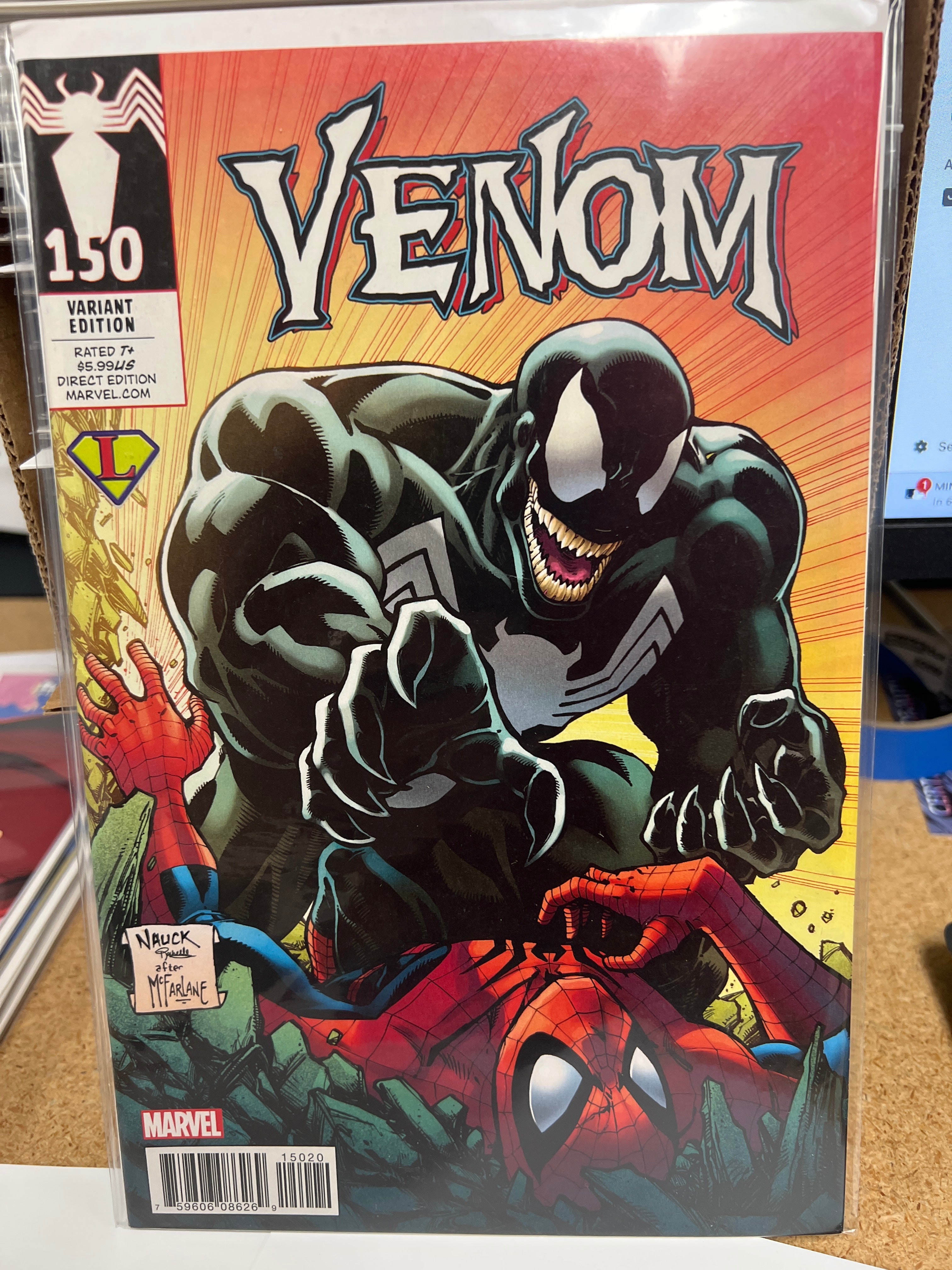 Venom #150 Variant 316 Homage Todd Nauck HTF V 3 Spider-man Todd McFarlane 1 C (CB124)