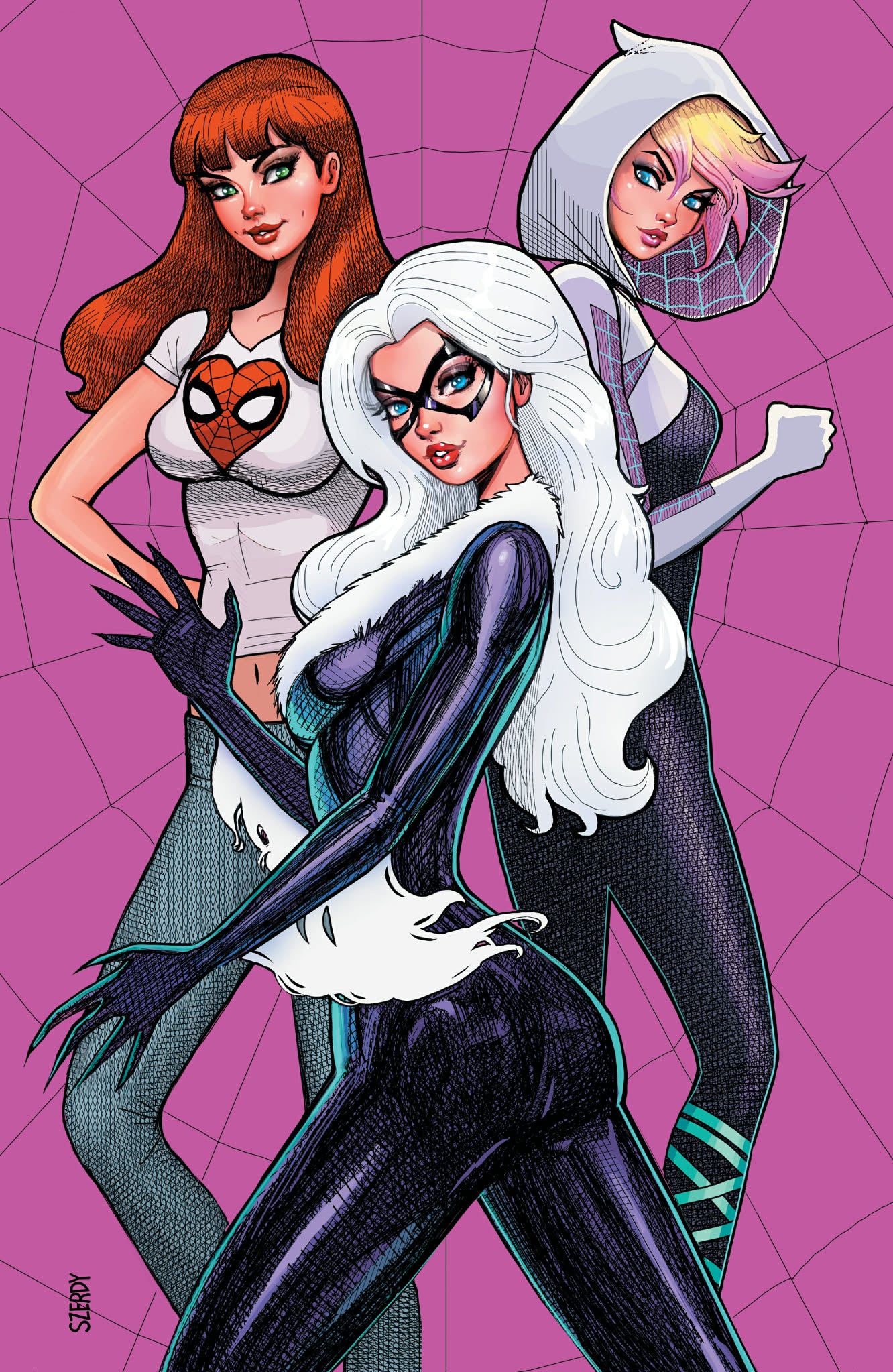 AMAZING SPIDER-MAN #25 NATHAN SZERDY EXCLUSIVE VARIANT COVERS [03-25-2