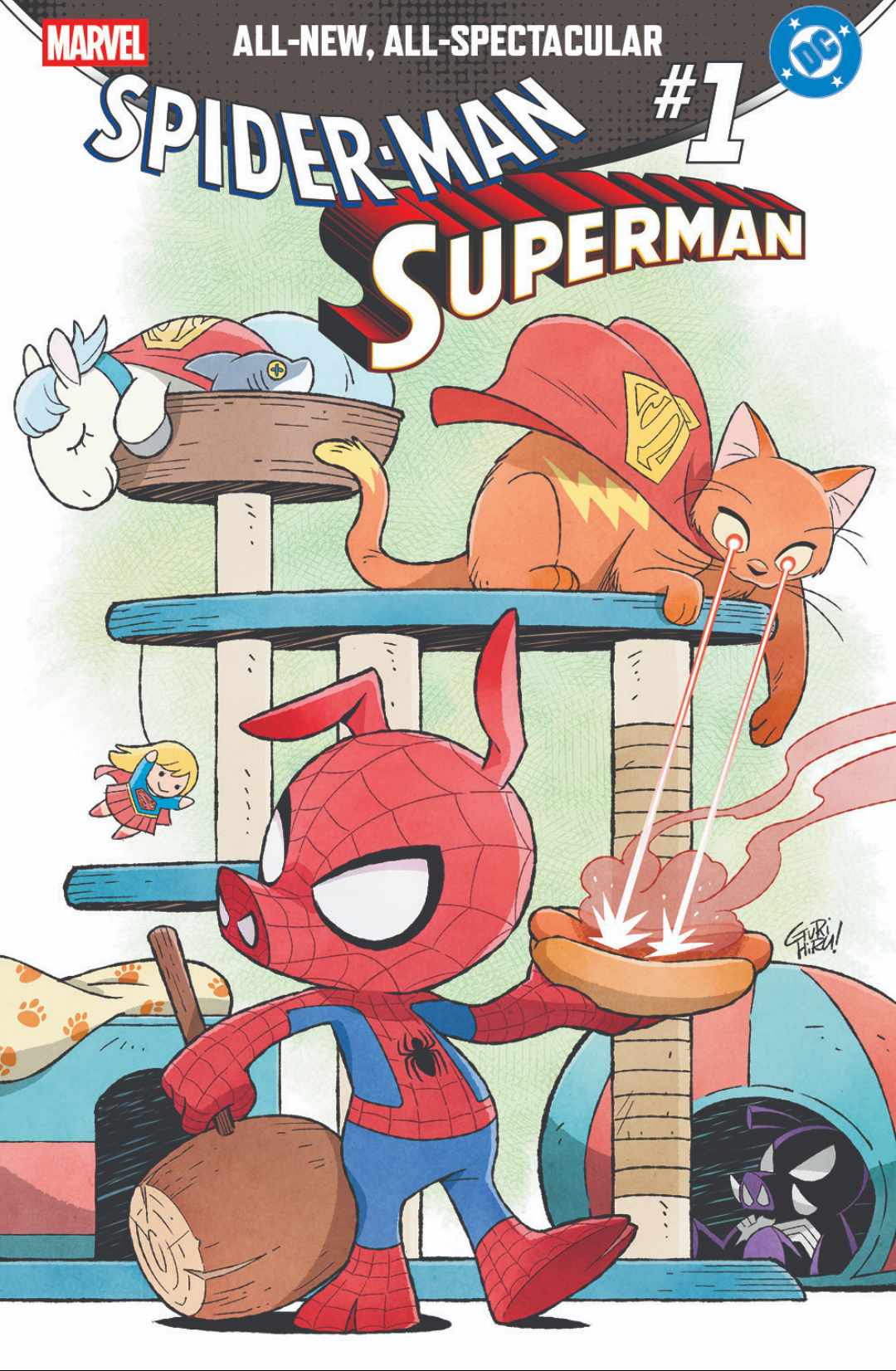 MARVEL/DC: SPIDER-MAN/SUPERMAN #1 GURIHIRU EXCLUSIVE VARIANT COVERS [04-22-26]