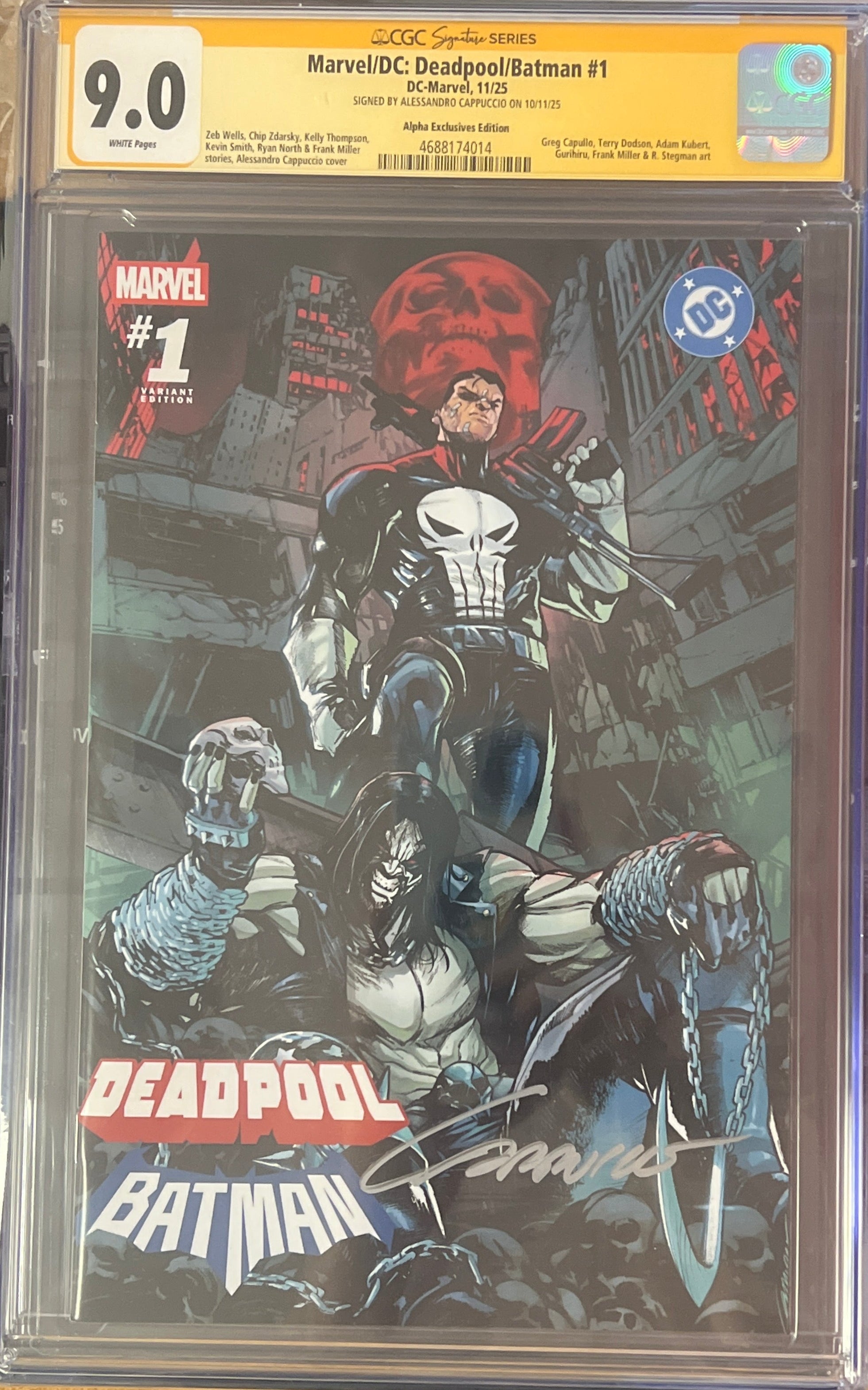 DEADPOOL BATMAN #1 ALESSANDRO CAPPUCCIO EXCLUSIVE VARIANT COVERS