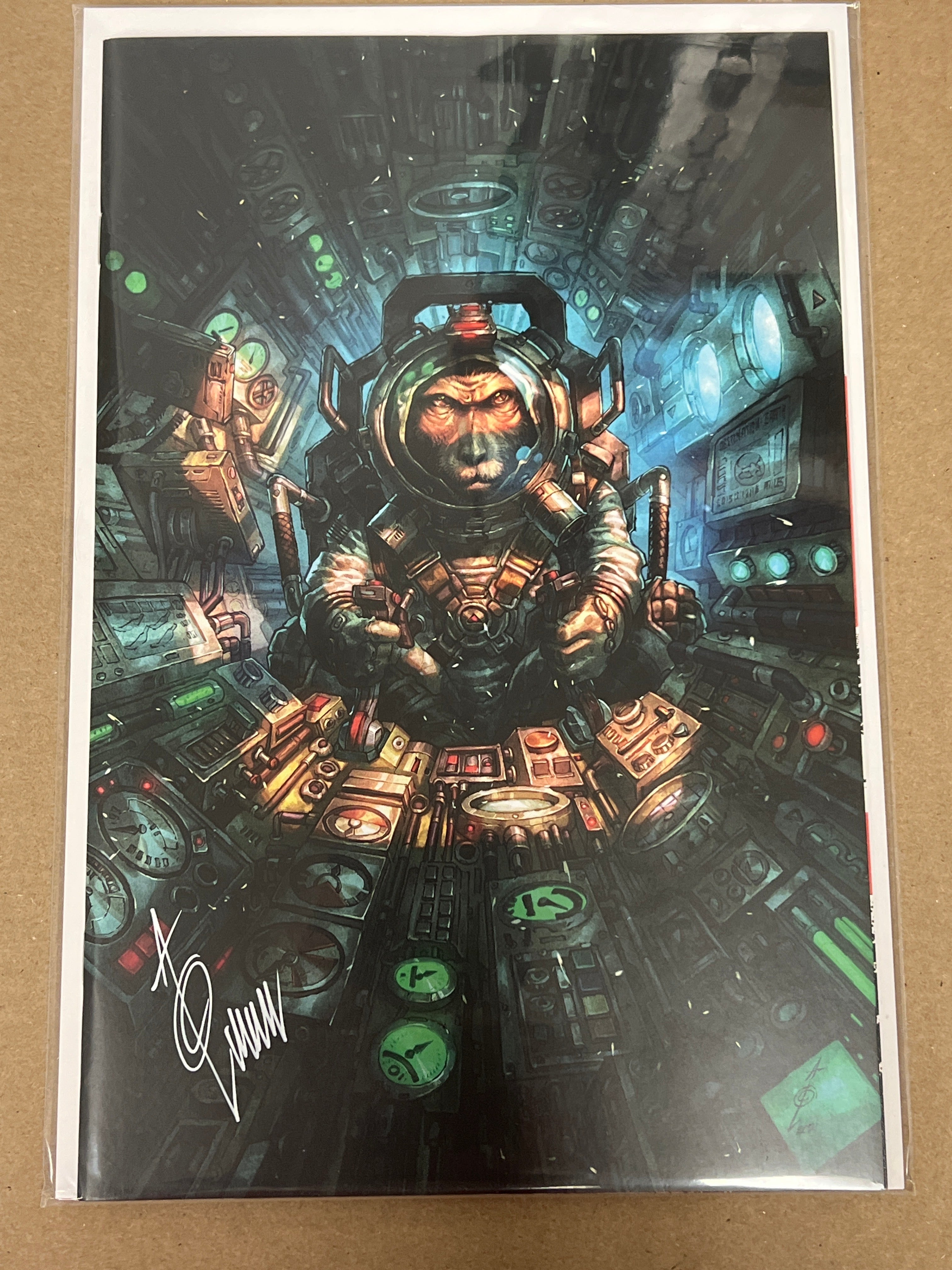 PRIMODIAL #1 VIRGIN VARIANT SIGNED BY ALAN QUAH WITH COA (SS4)