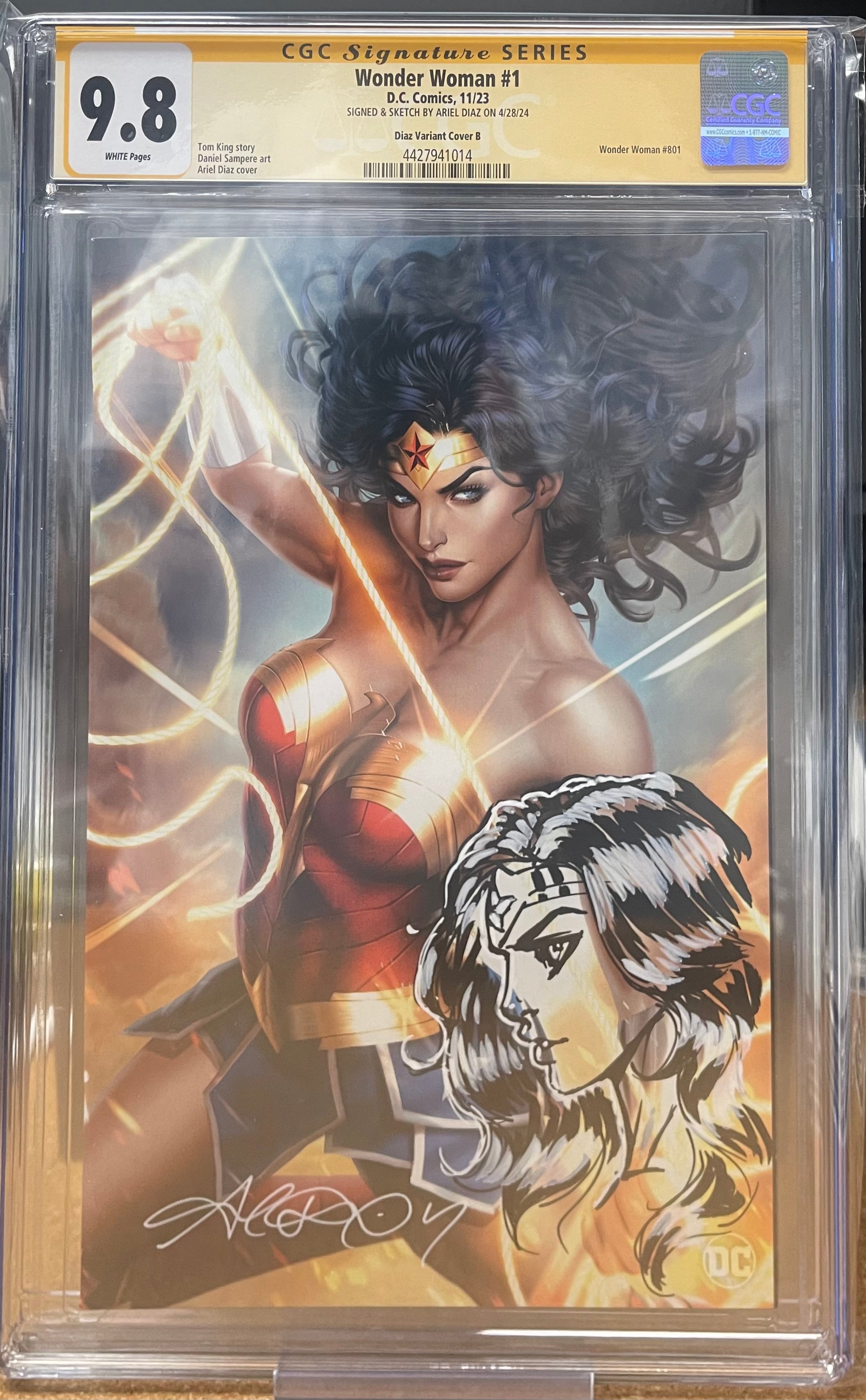 WONDER WOMAN #1 ARIEL DIAZ EXCLUSIVE VARIANT OPTIONS