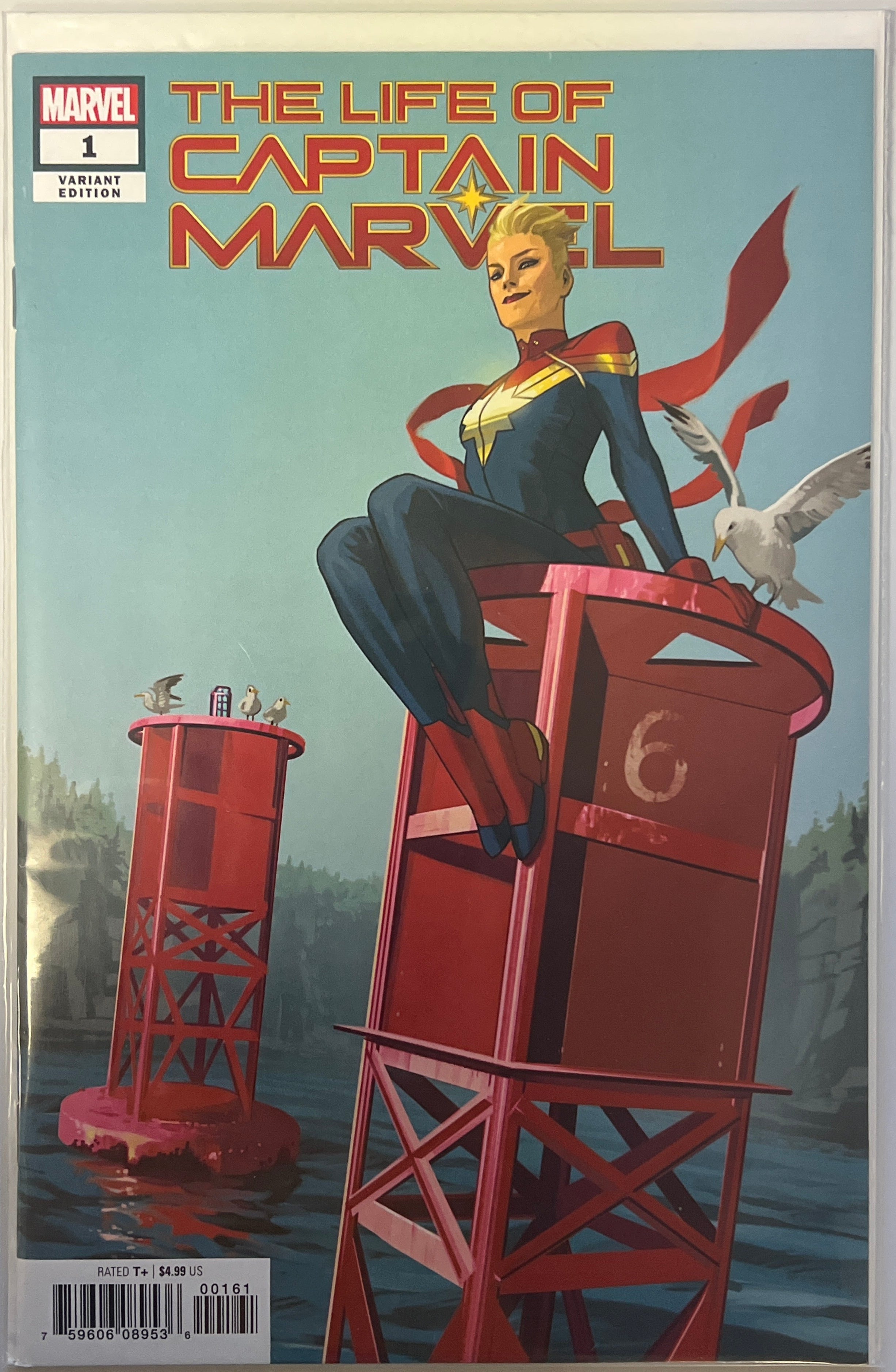 LIFE OF CAPTAIN MARVEL #1 (OF 5) 1:50 STAPLES VARIANT (M99)