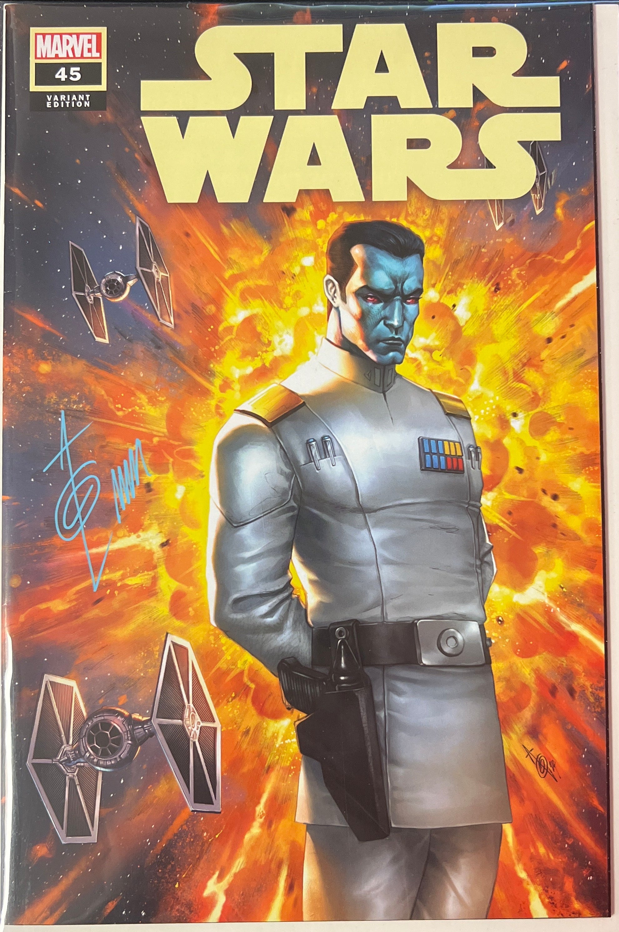 STAR WARS #45 ALAN QUAH MEGACON TRADE DRESS EDITION (LMT 1500) SIGNED BY ALAN QUAH WITH COA (SS12)