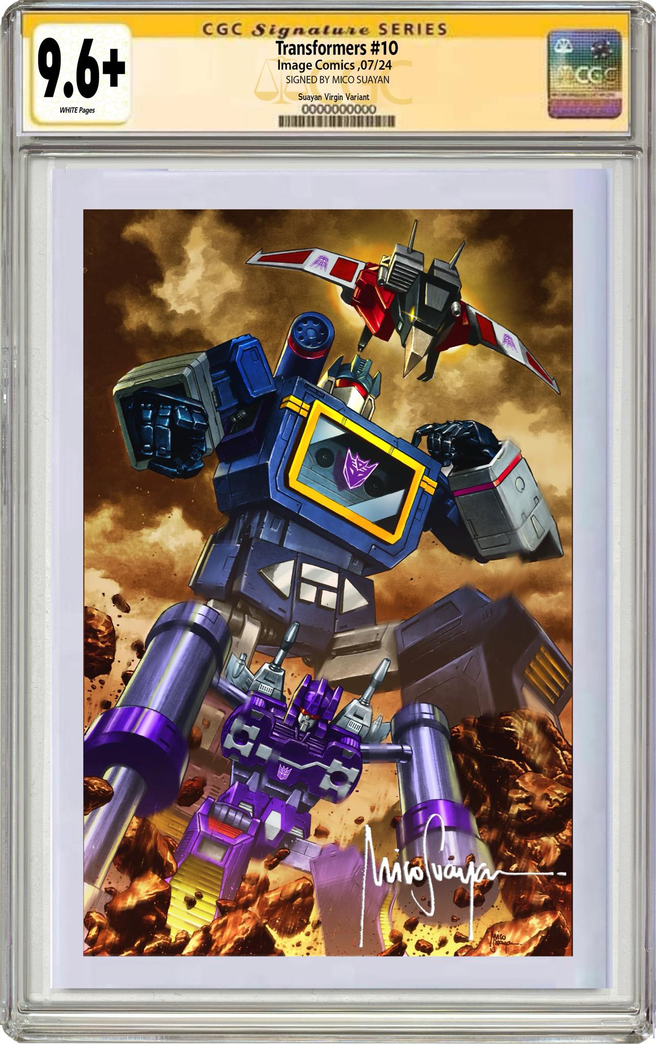 Transformers #10 Big Time Collectibles Retailer Exclusive Suayan (Soundwave Virgin) - Comic Book Transformers #10 Big Time Collectibles Retailer Exclusive Suayan (Soundwave Virgin) - Comic Book