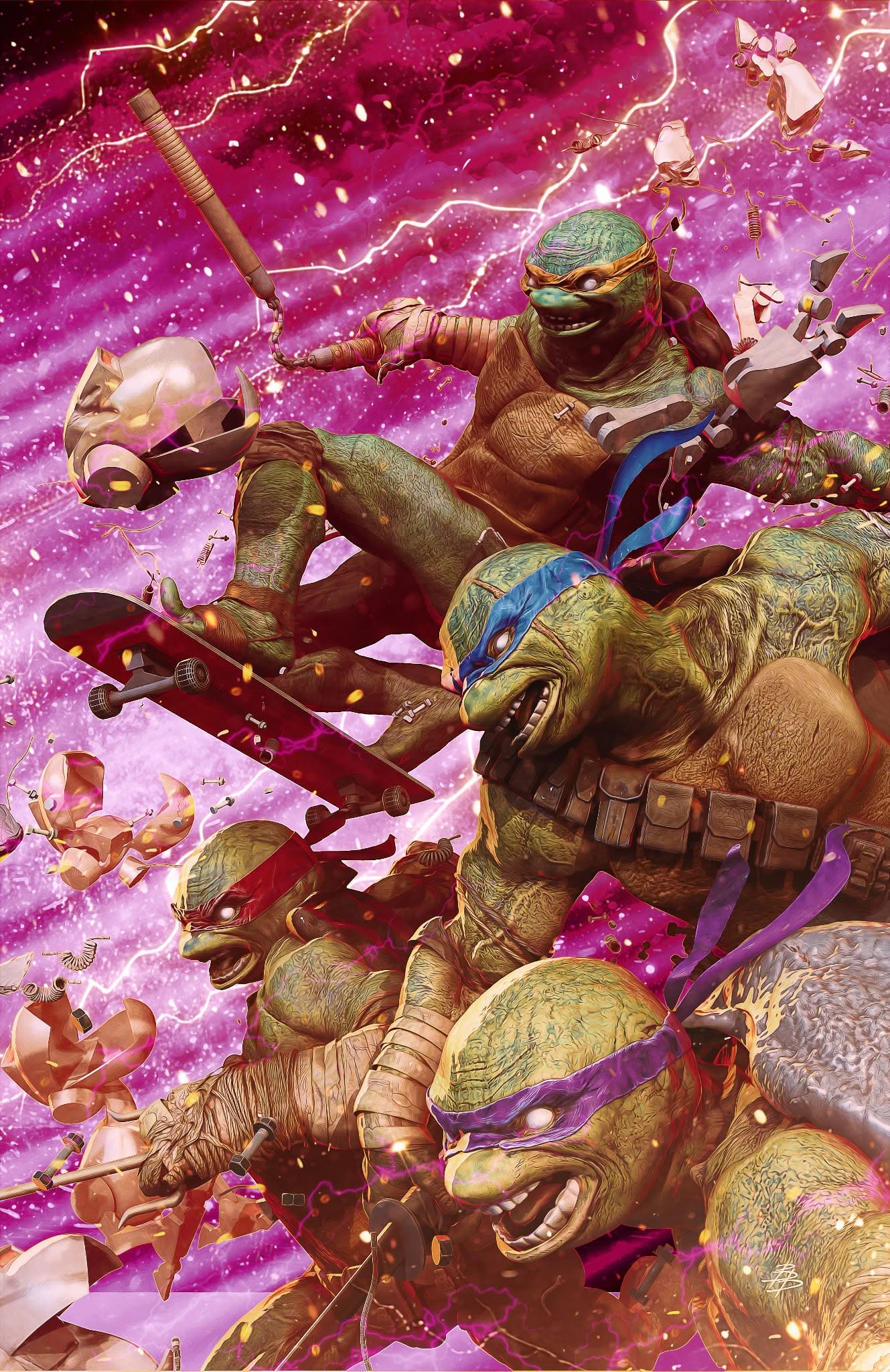 Teenage Mutant Ninja Turtles #20: 300th Issue Special Bjorn Barends Exclusive Variant Covers