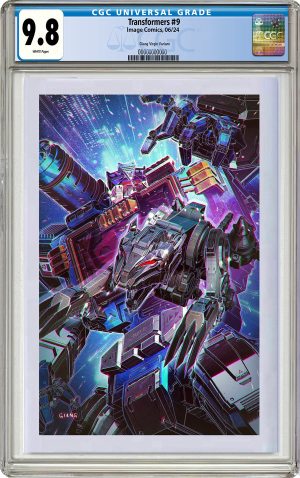 TRANSFORMERS #13 JOHN GIANG EXCLUSIVE MEGATRON VIRGIN VARIANT SIGNED BY JOHN GIANG W/COA (SS7) main image 1